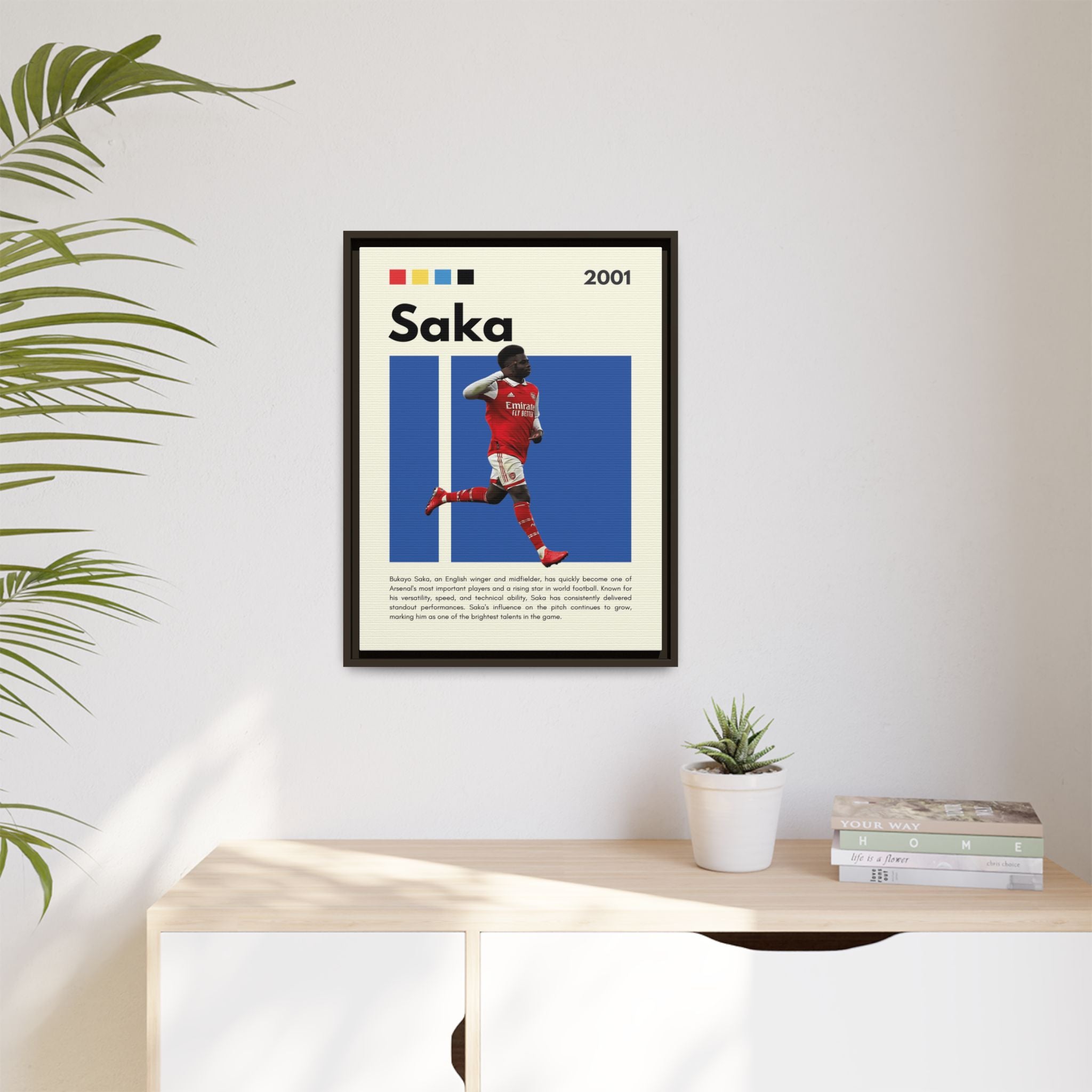Saka Soars - Canvas Wall Art