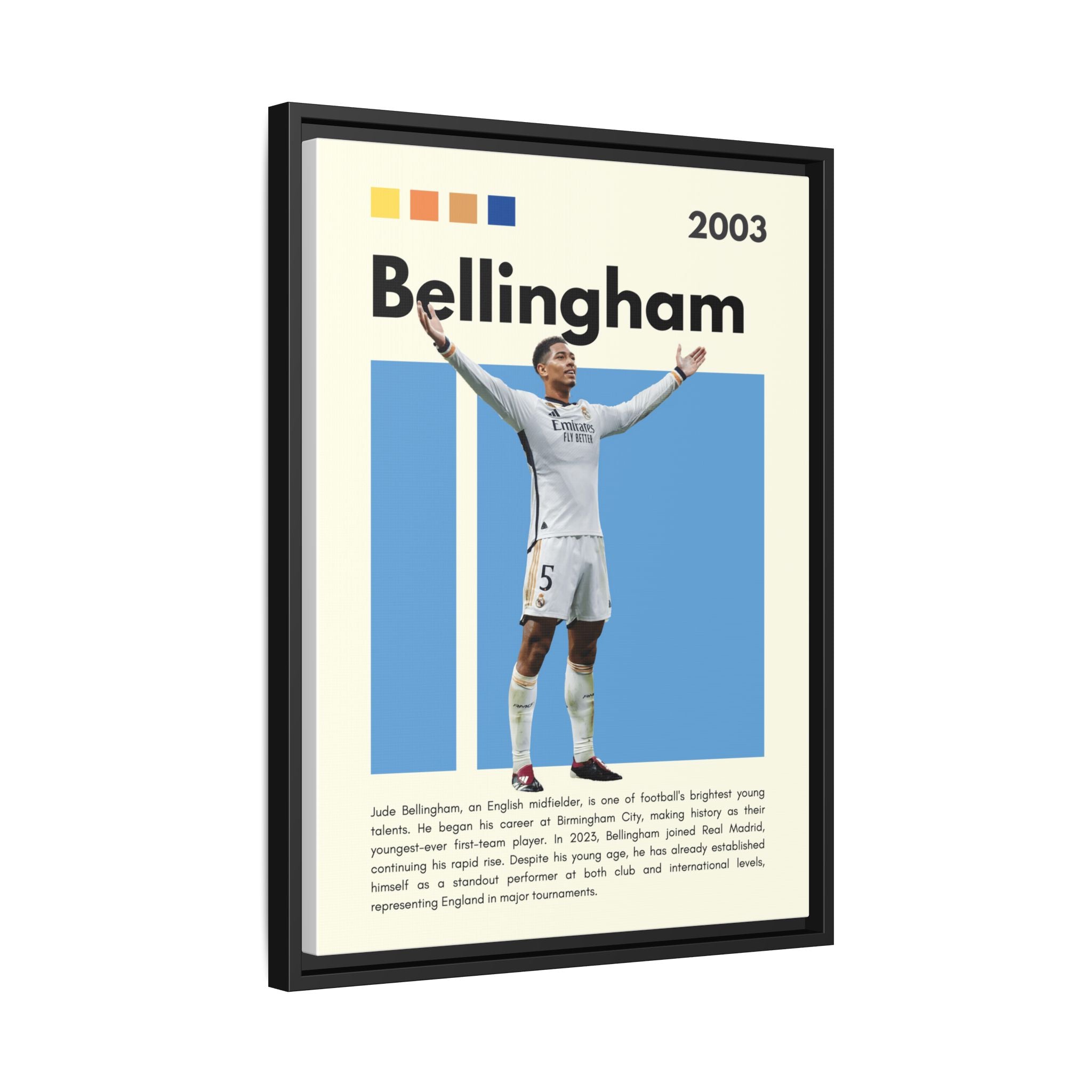 Jude Bellingham: Rising Star - Canvas Wall Art