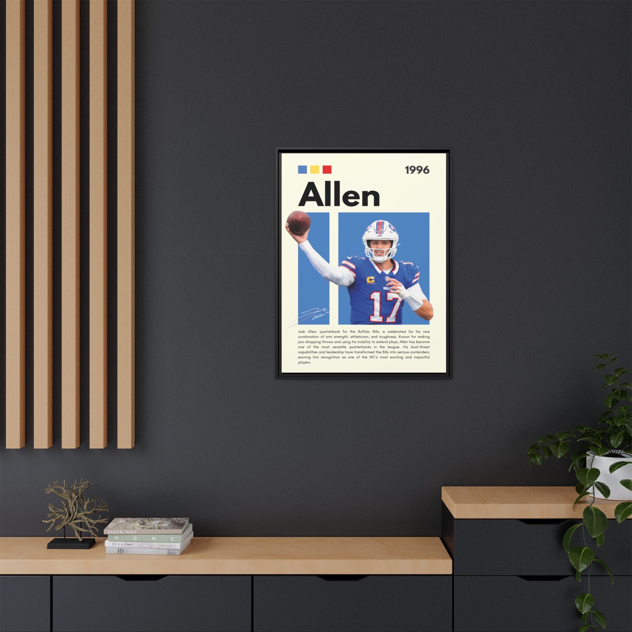Josh Allen - Canvas Wall Art