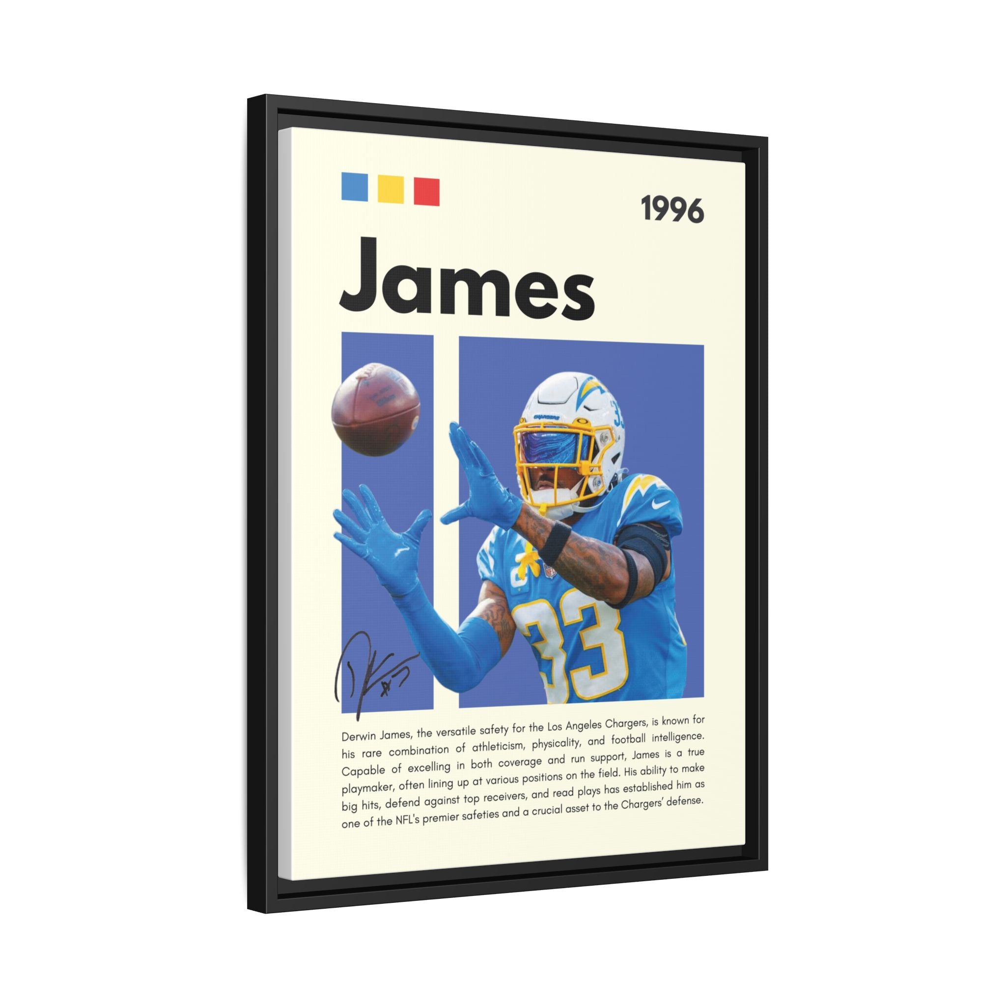 Derwin's Defensive Dominance - Canvas Wall Art