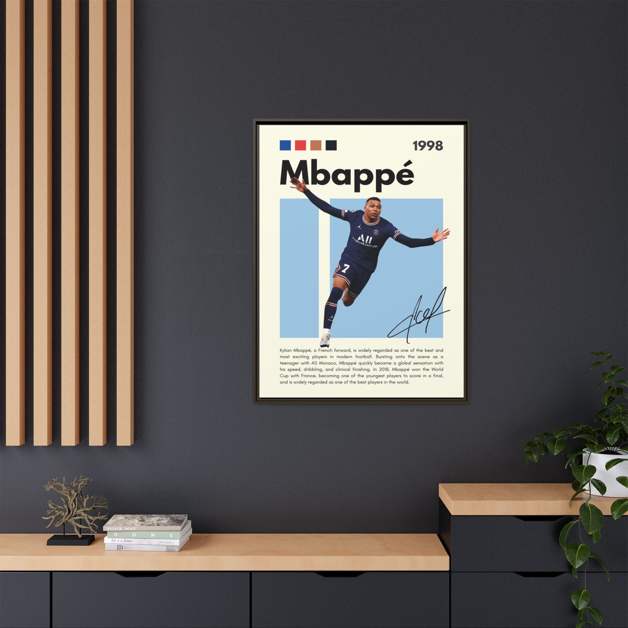Mbappé Magic - Canvas Wall Art