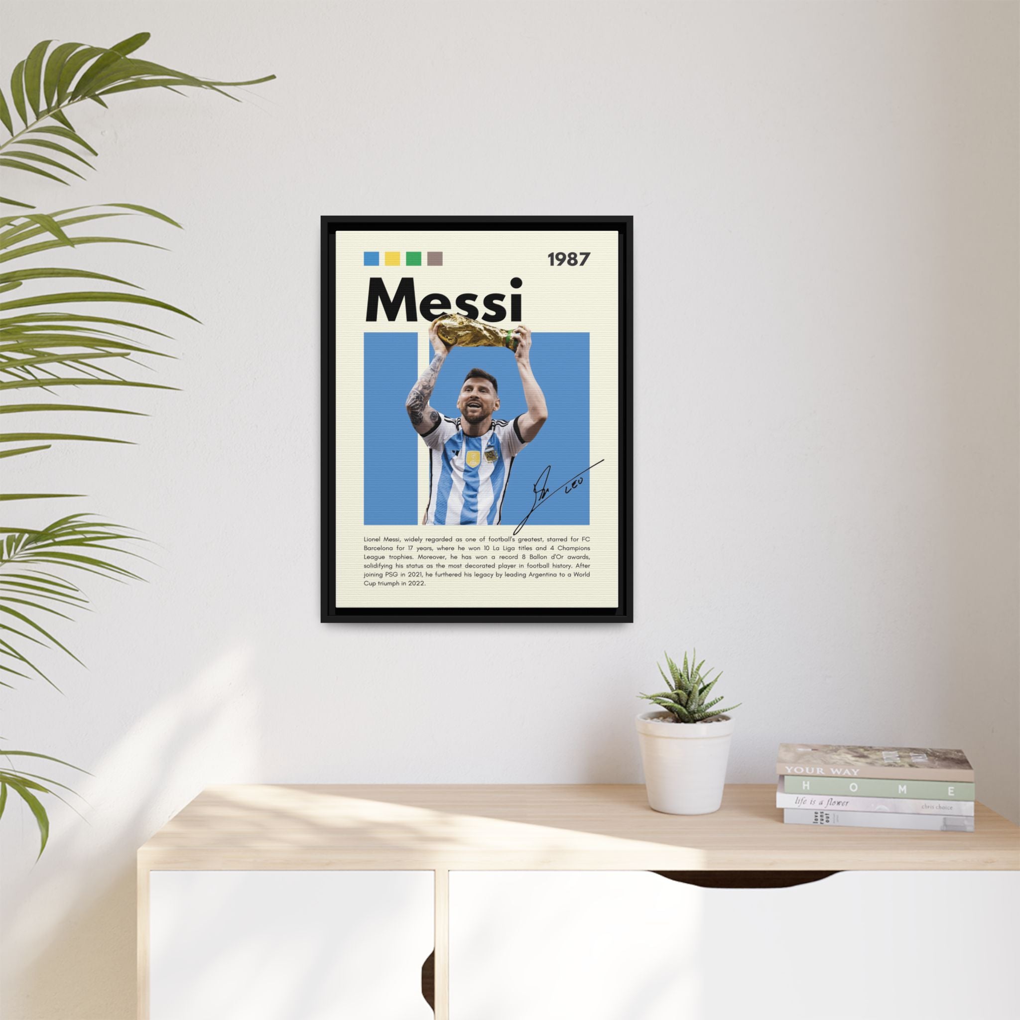 Messi's Triumph - Canvas Wall Art