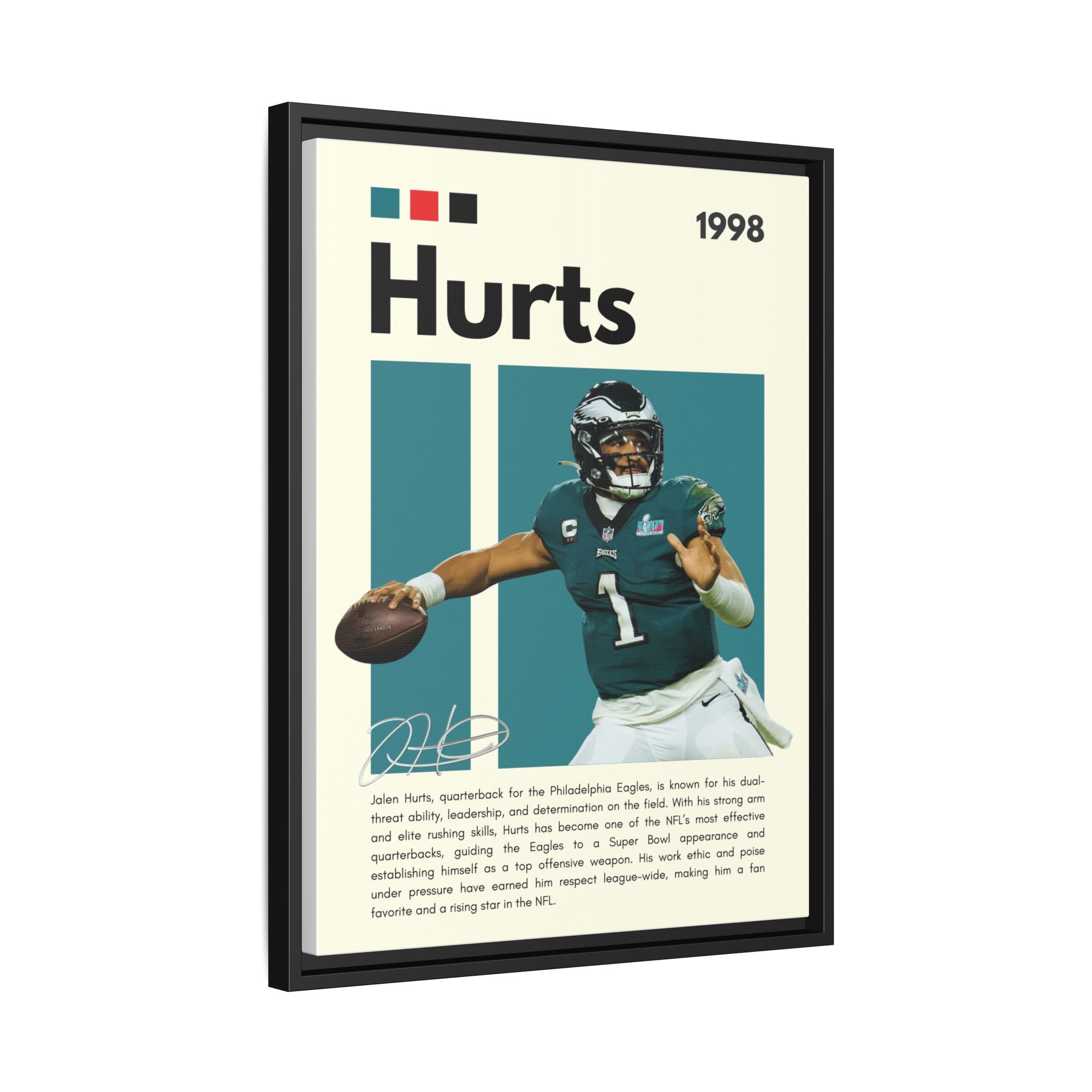 Quarterback's Triumph - Canvas Wall Art