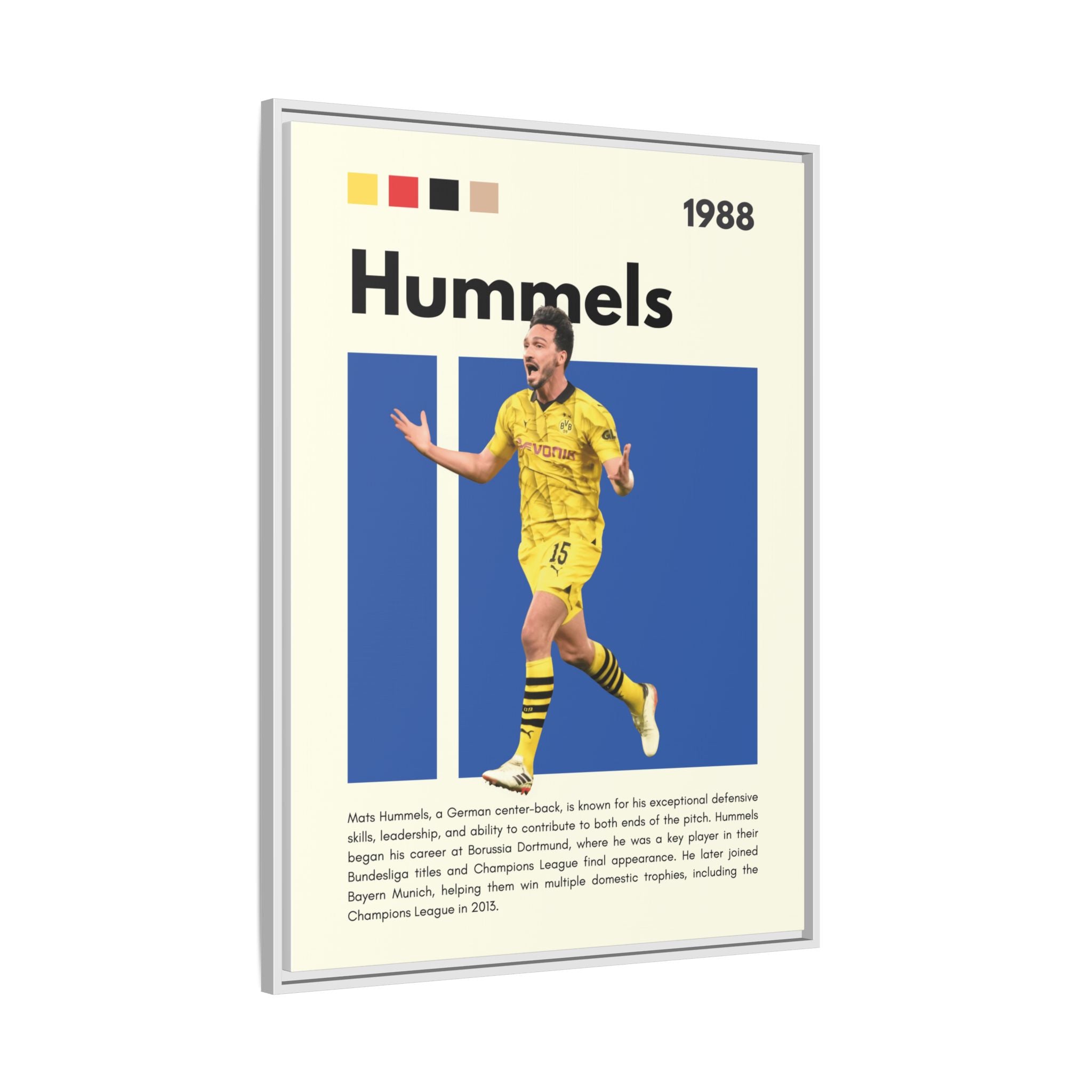 Hummels: Defensive Maestro - Canvas Wall Art