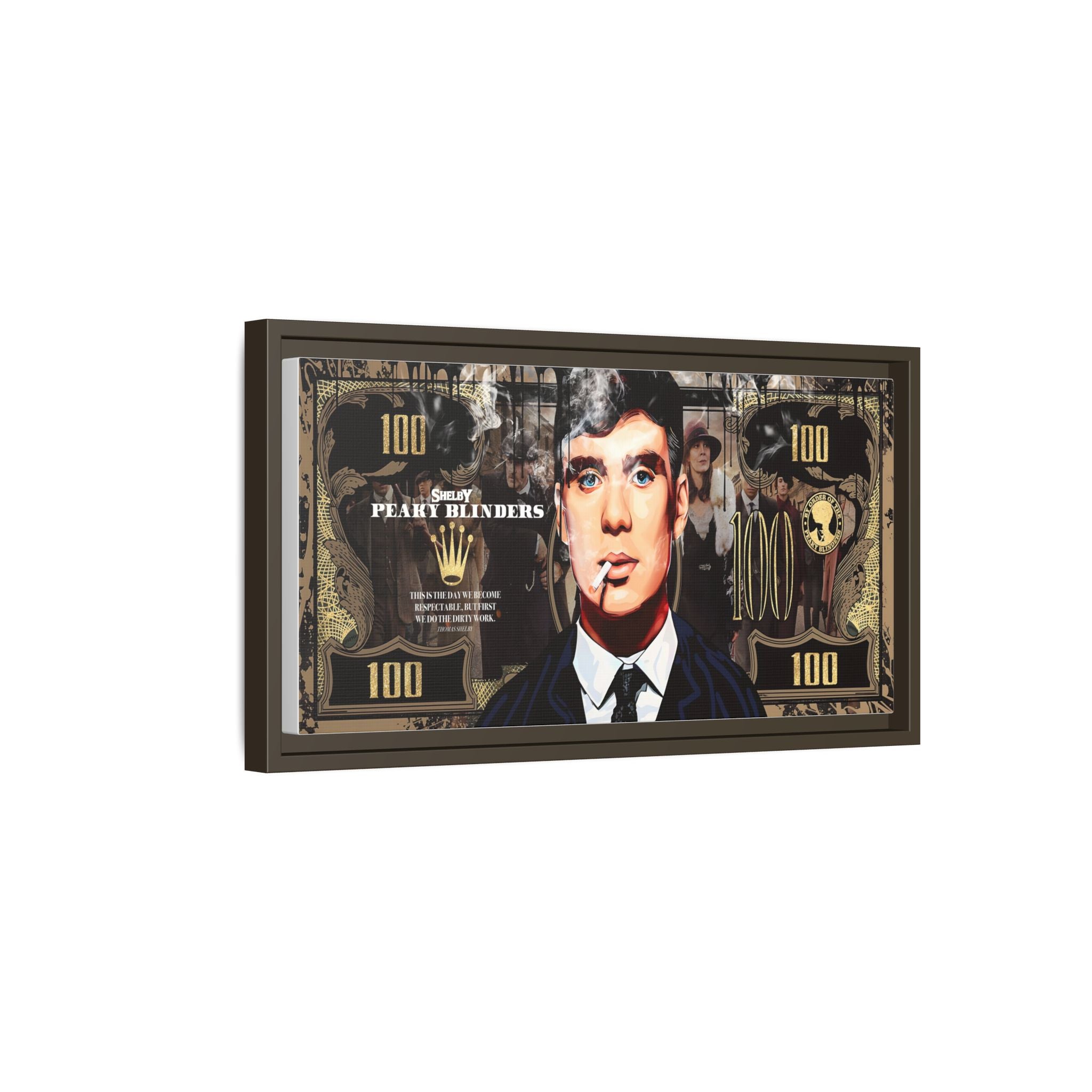 Peaky Blinders Reign: Shelby Empire Rising, Vintage Gangster Art Portrait - Canvas Wall Art