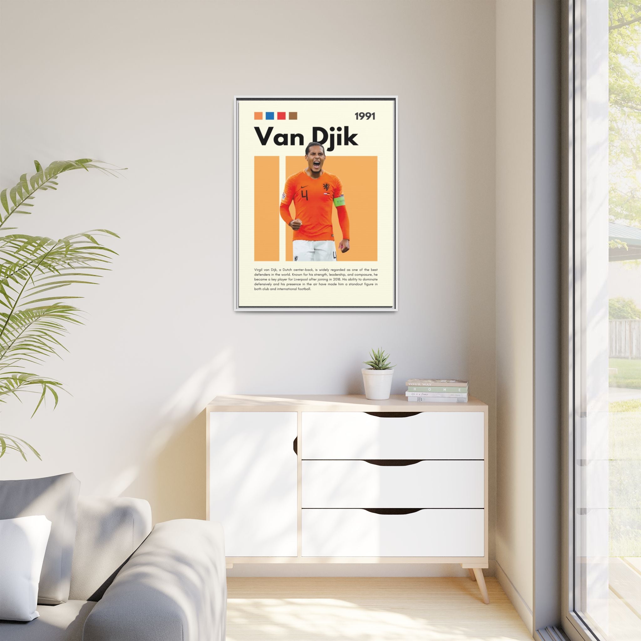 Defender of Orange - Canvas Wall Art