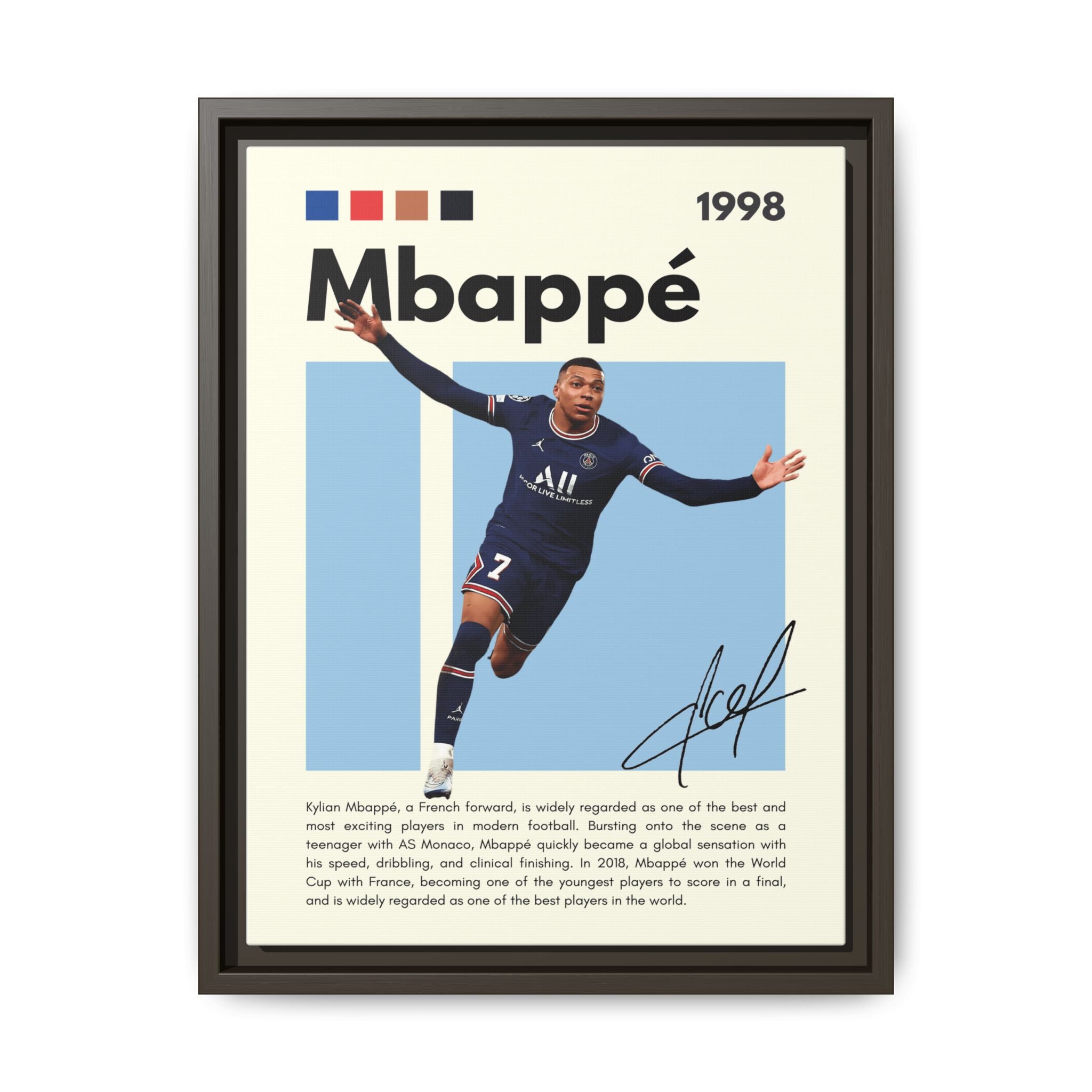 Mbappé Magic - Canvas Wall Art