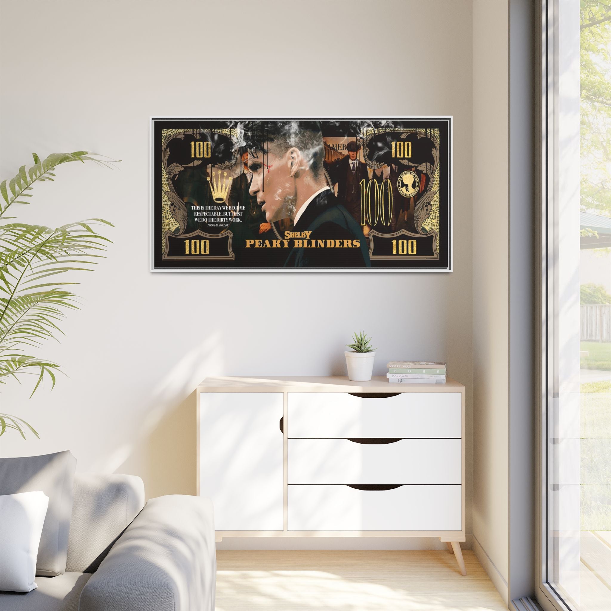 Peaky Blinders Golden Era: Shelby Saga in Commemorative Art, Criminal Elegance Poster - Canvas Wall Art