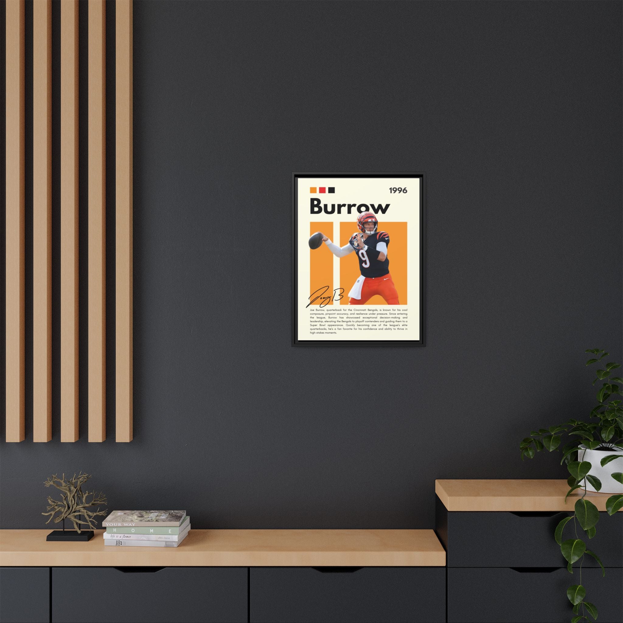 Bengals Blaze - Canvas Wall Art