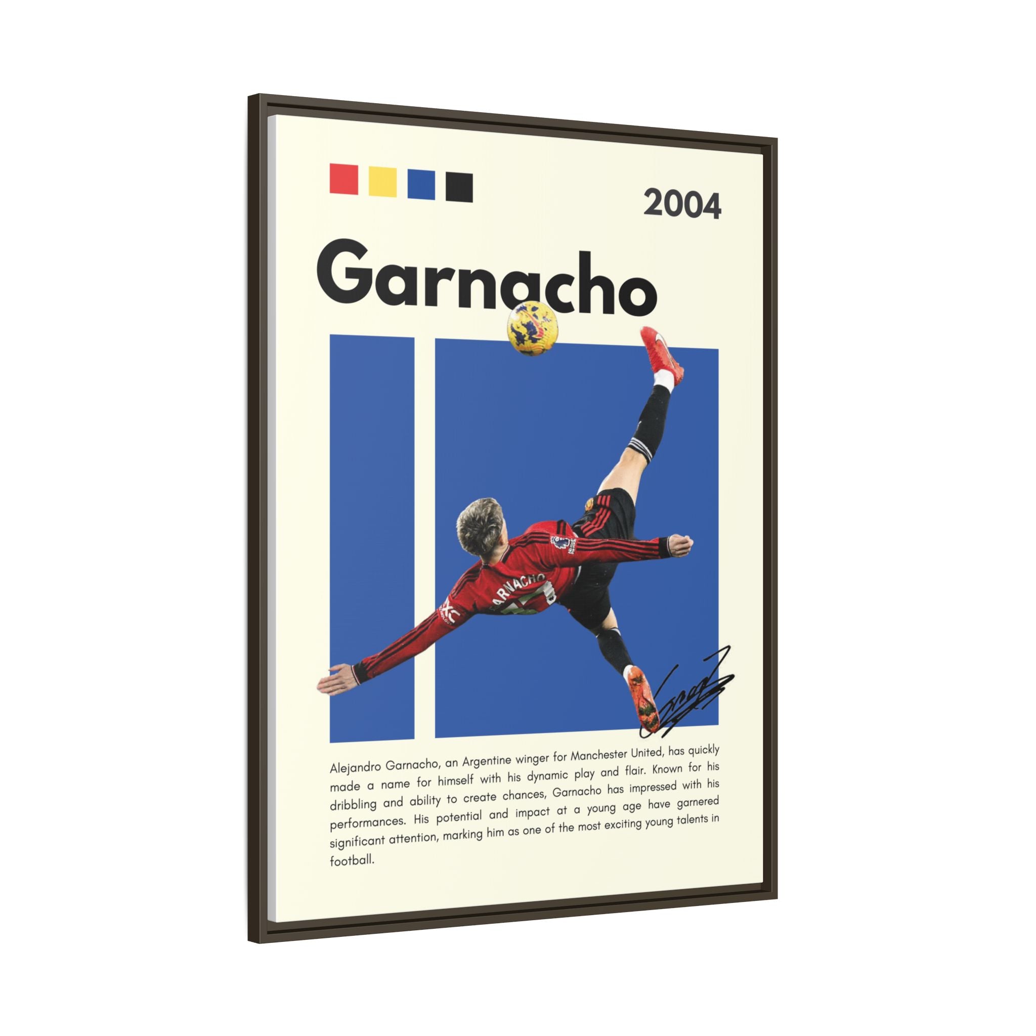 Garnacho Rises - Canvas Wall Art