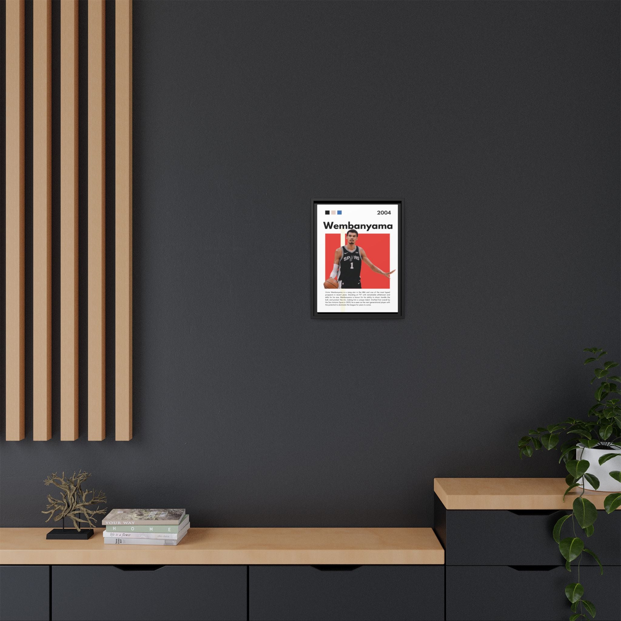 Wembanyama Rising - Canvas Wall Art