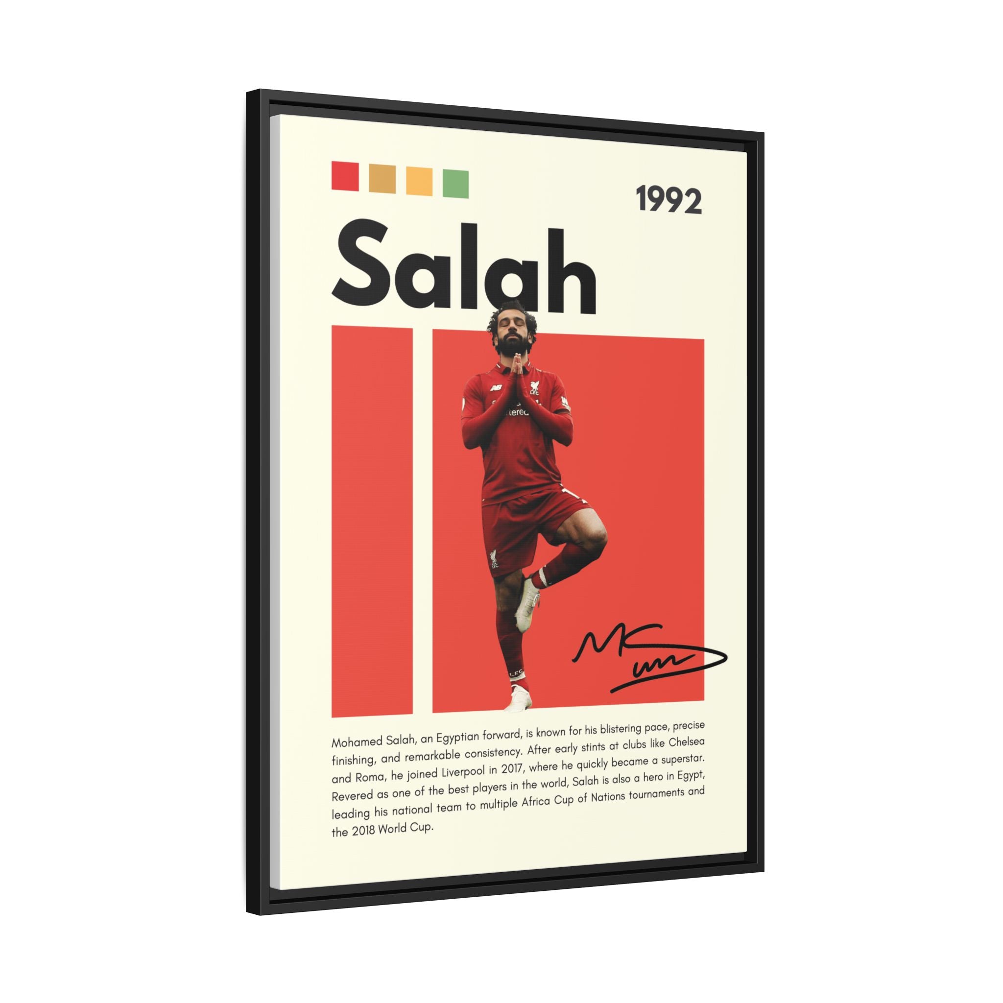 Mohamed Salah: Liverpool Legend
Egyptian King of Football
Salah's Blazing Red Journey
Iconic Forward - Canvas Wall Art