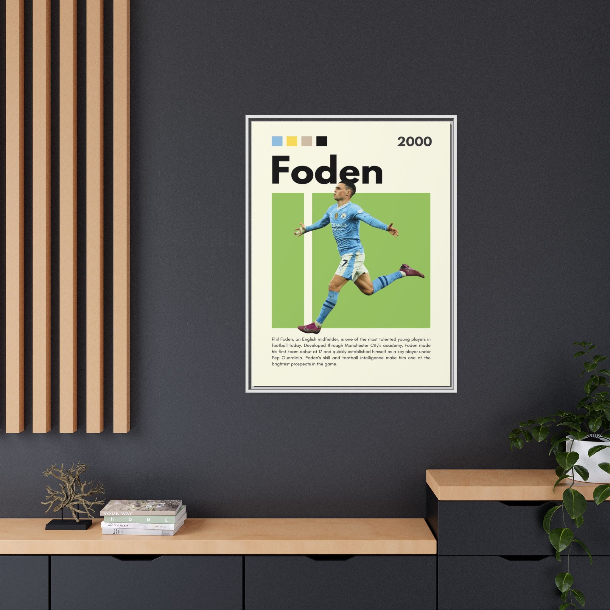 Sky Blue Prodigy - Canvas Wall Art