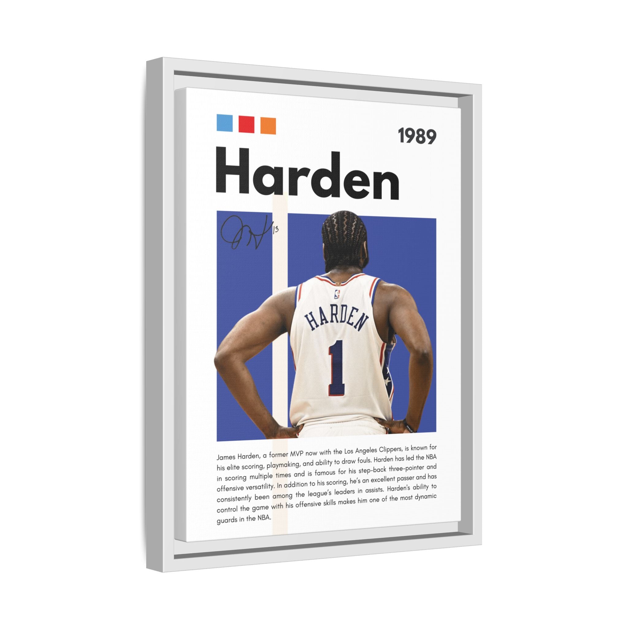 Harden's Stride - Canvas Wall Art