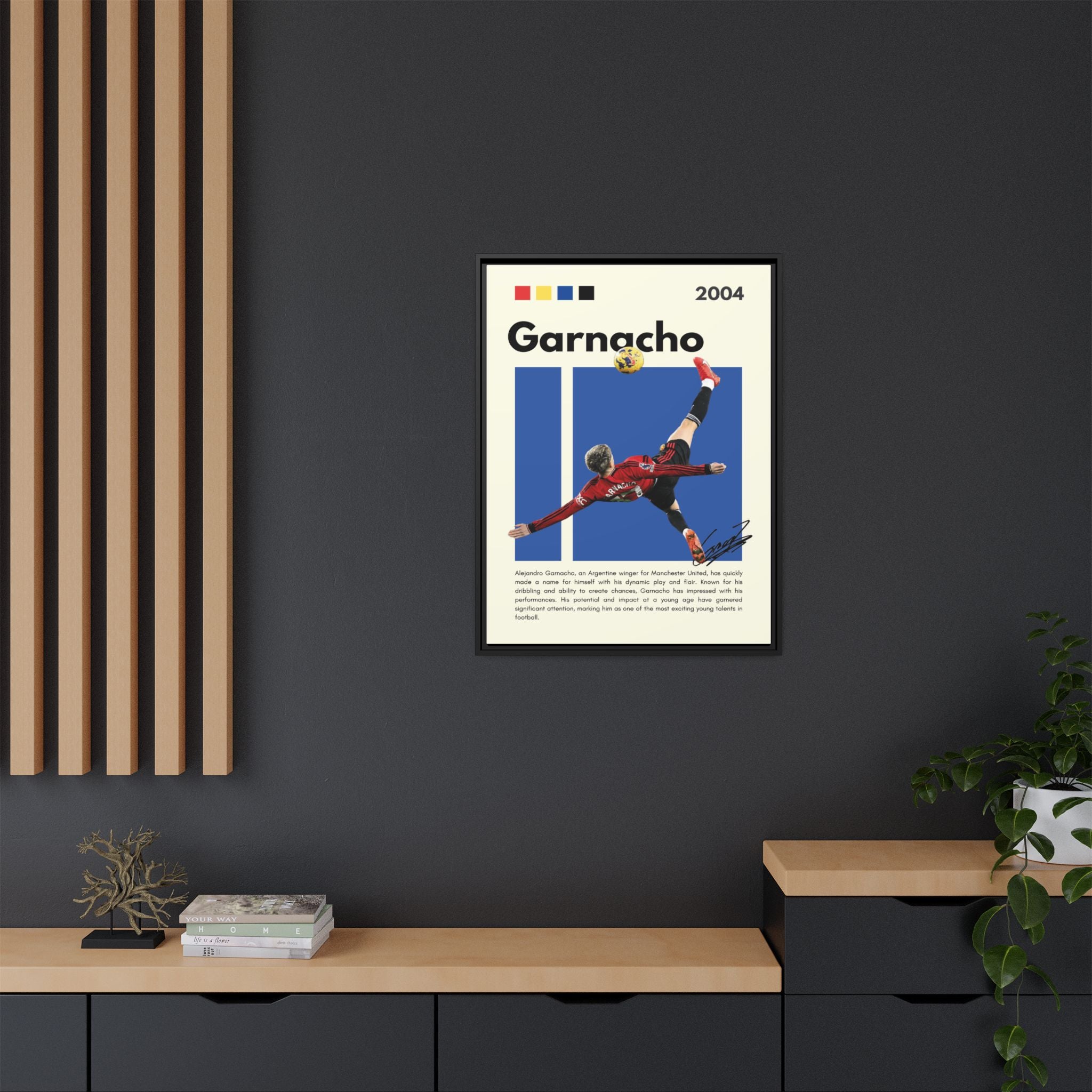 Garnacho Rises - Canvas Wall Art