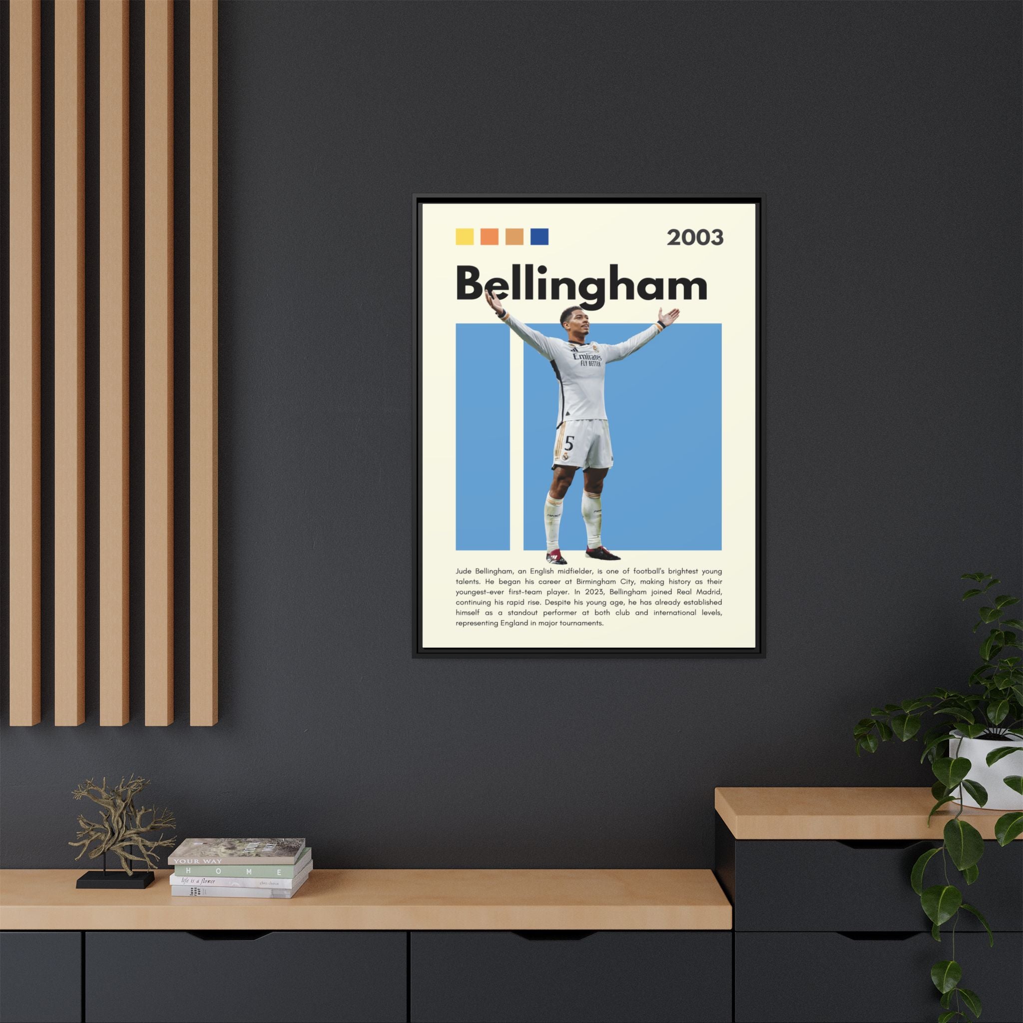 Jude Bellingham: Rising Star - Canvas Wall Art