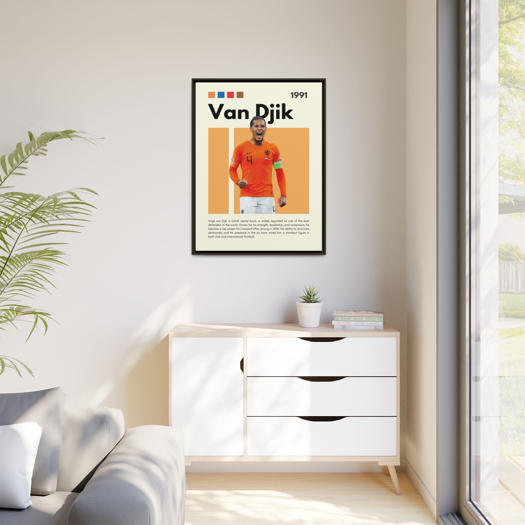 Defender of Orange - Canvas Wall Art