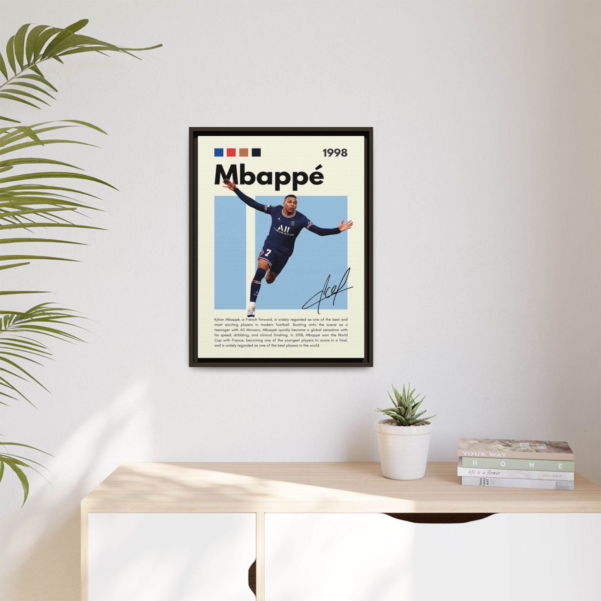 Mbappé Magic - Canvas Wall Art