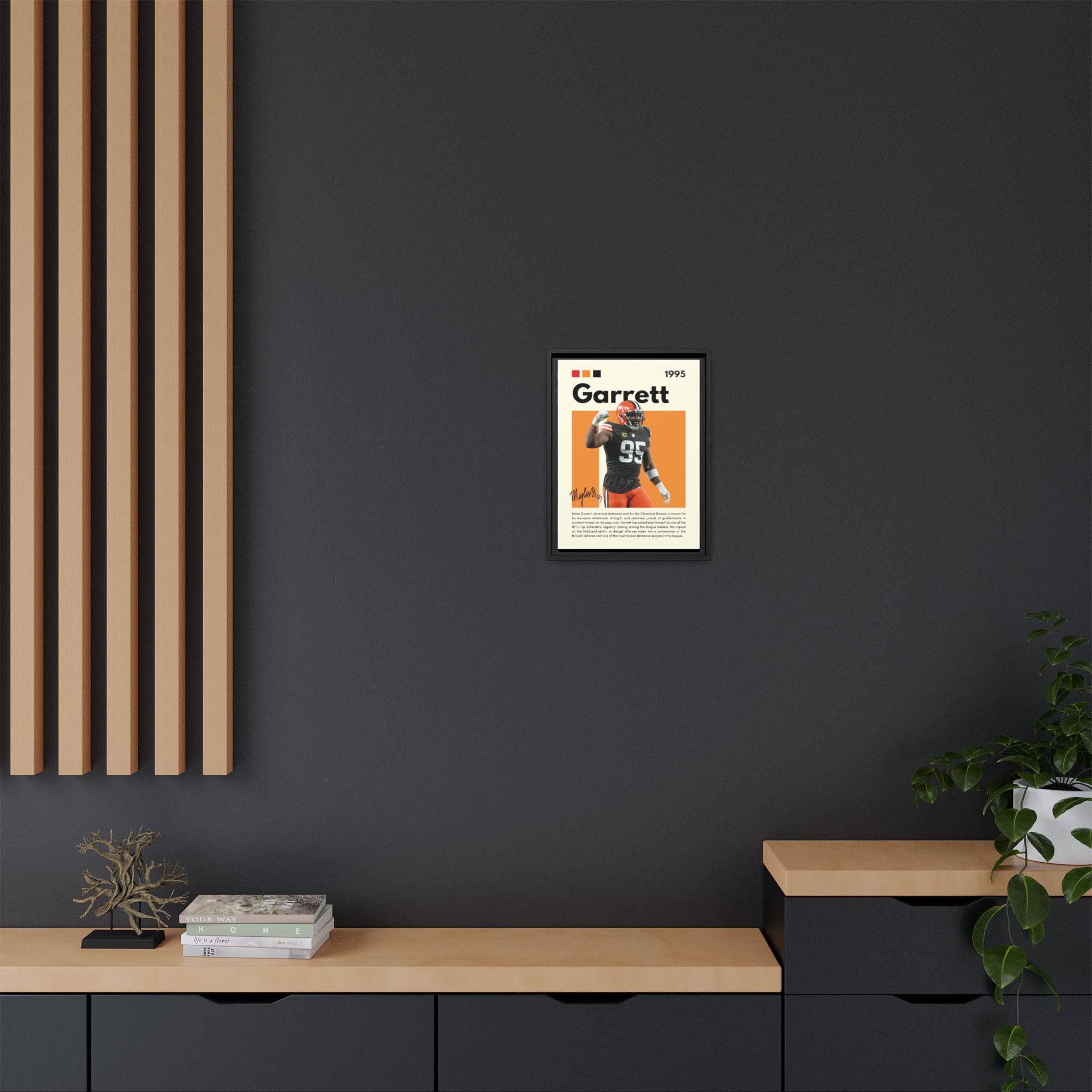 Myles Garrett: Beast of the Browns - Canvas Wall Art