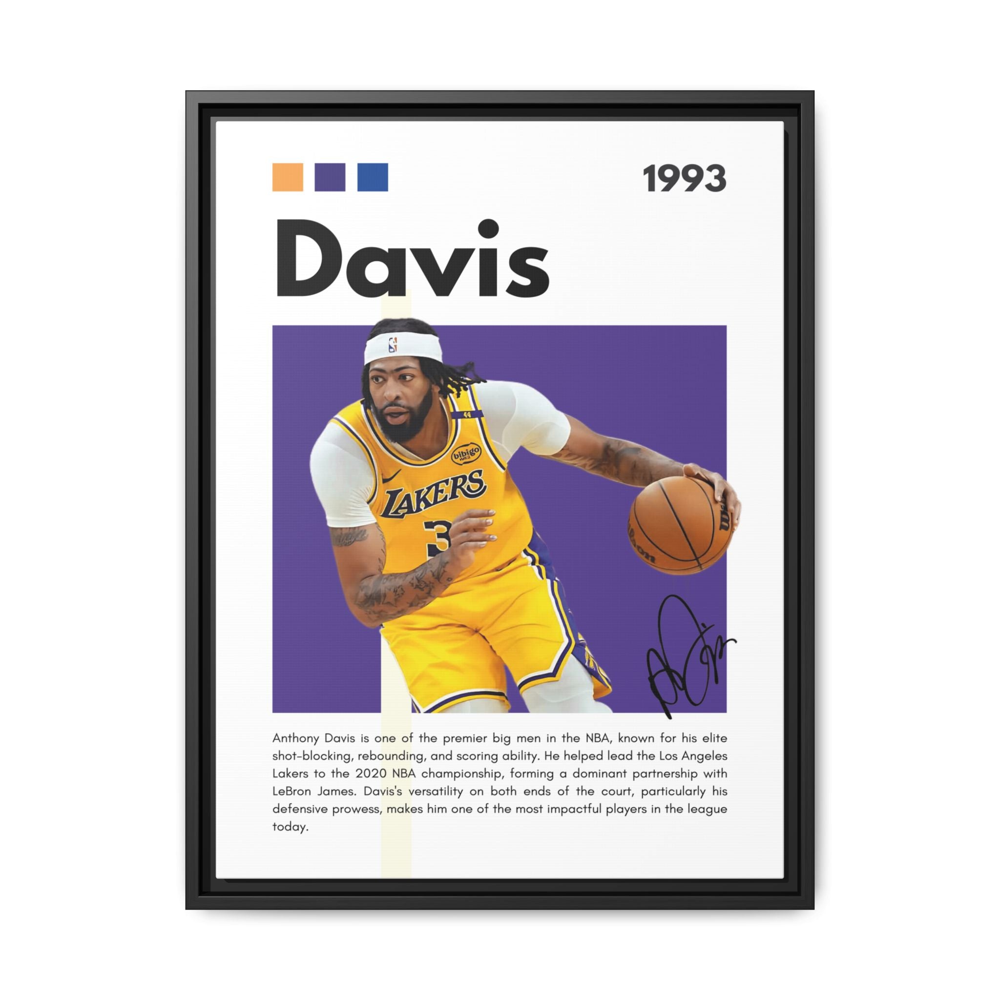 Davis Domination - Canvas Wall Art