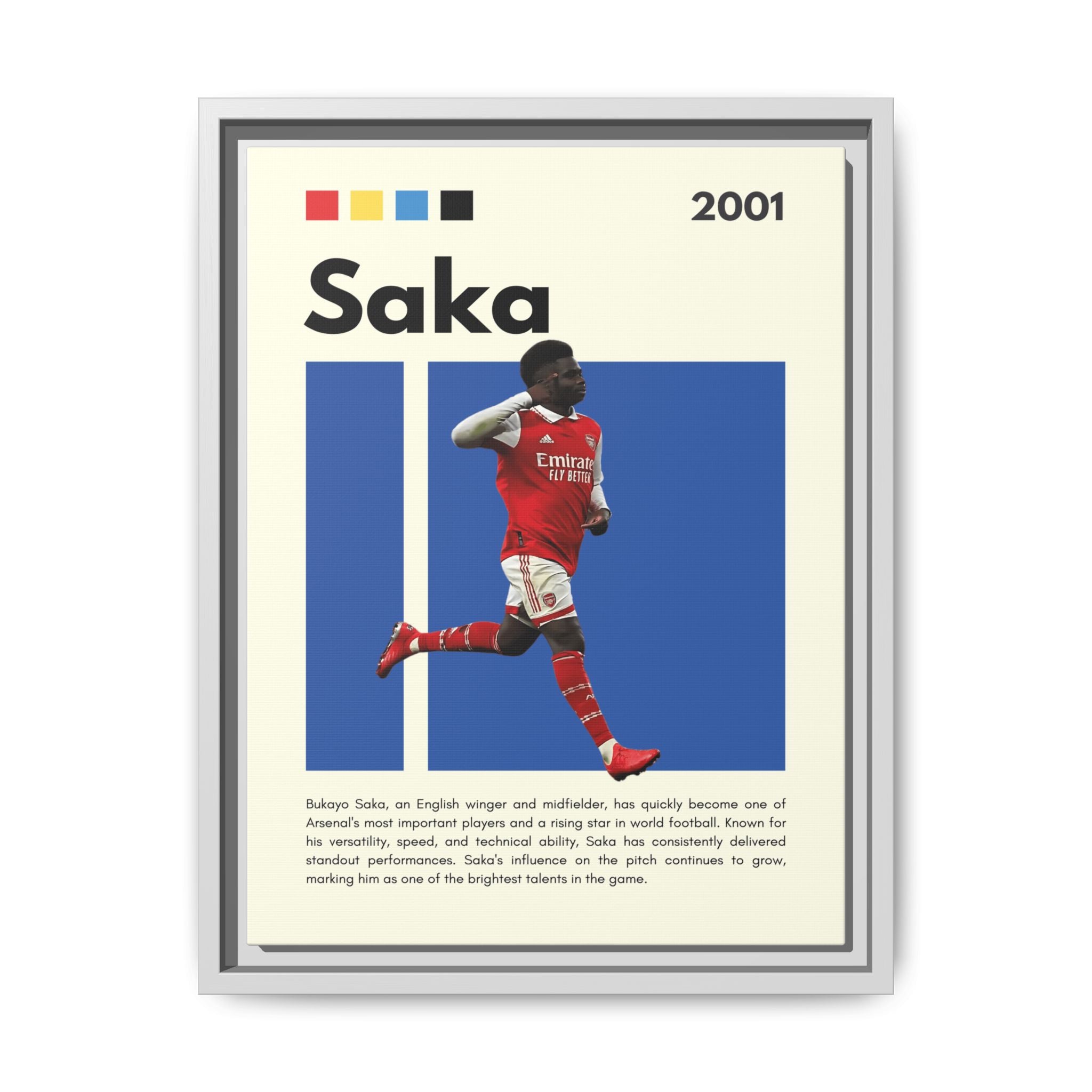 Saka Soars - Canvas Wall Art