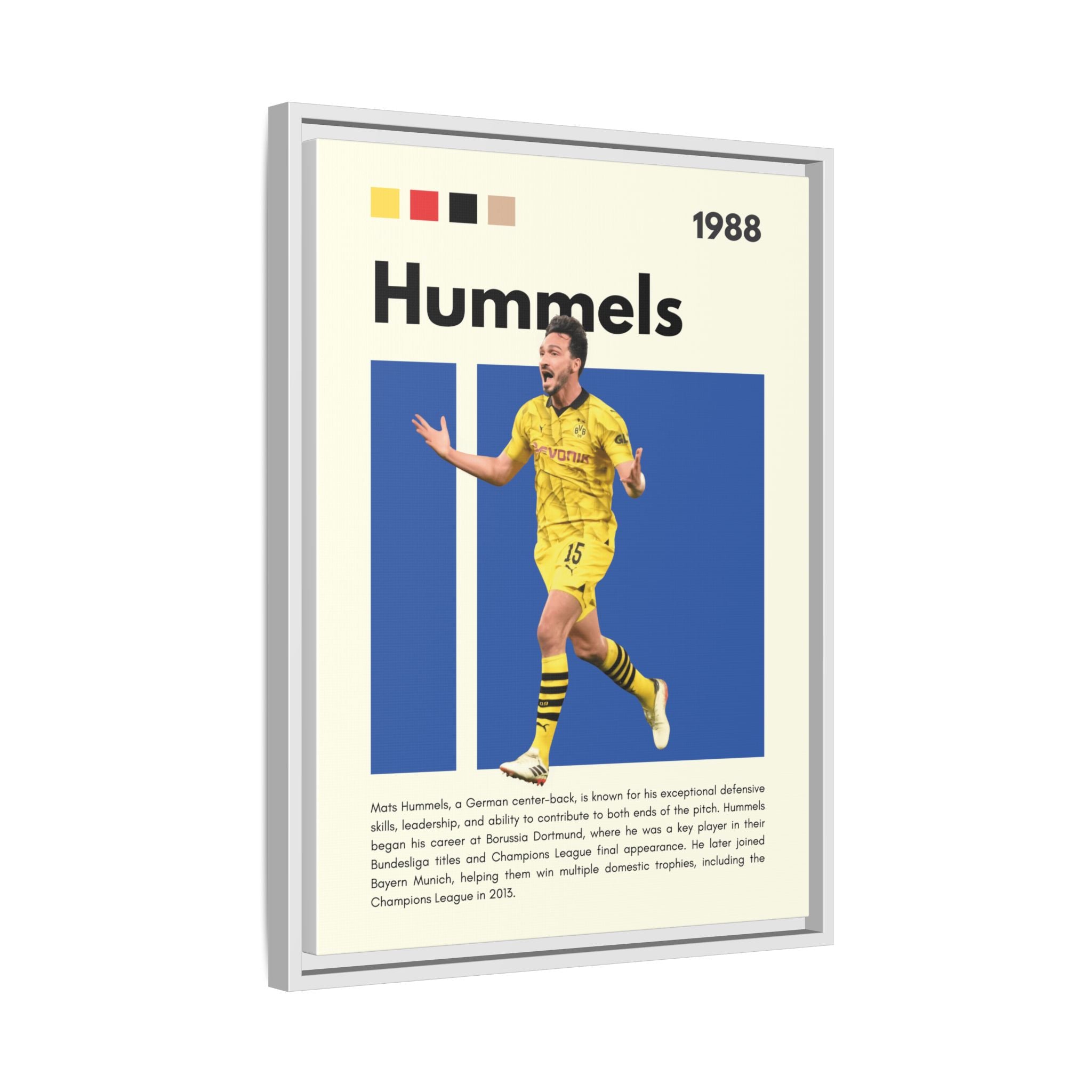 Hummels: Defensive Maestro - Canvas Wall Art
