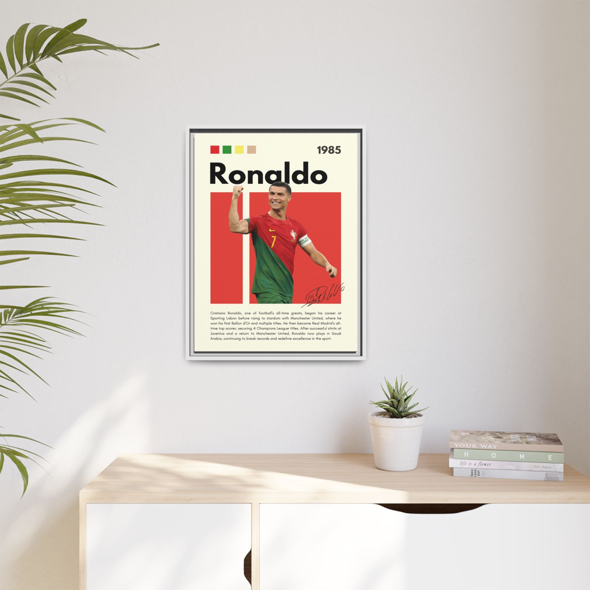 Ronaldo: King of Football - Canvas Wall Art
