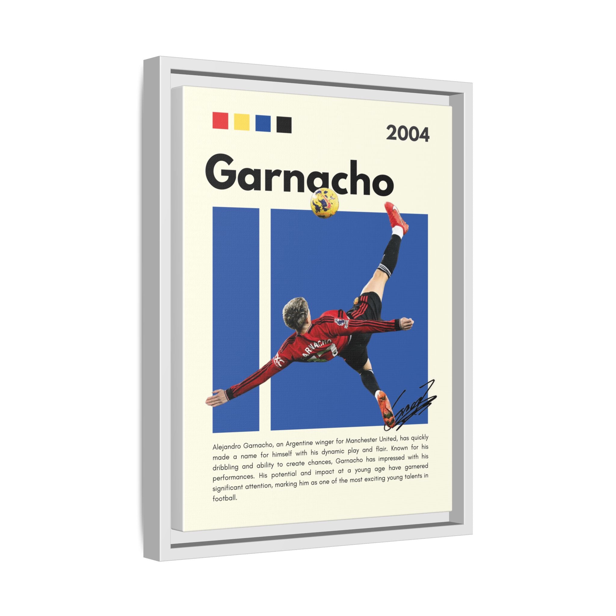 Garnacho Rises - Canvas Wall Art