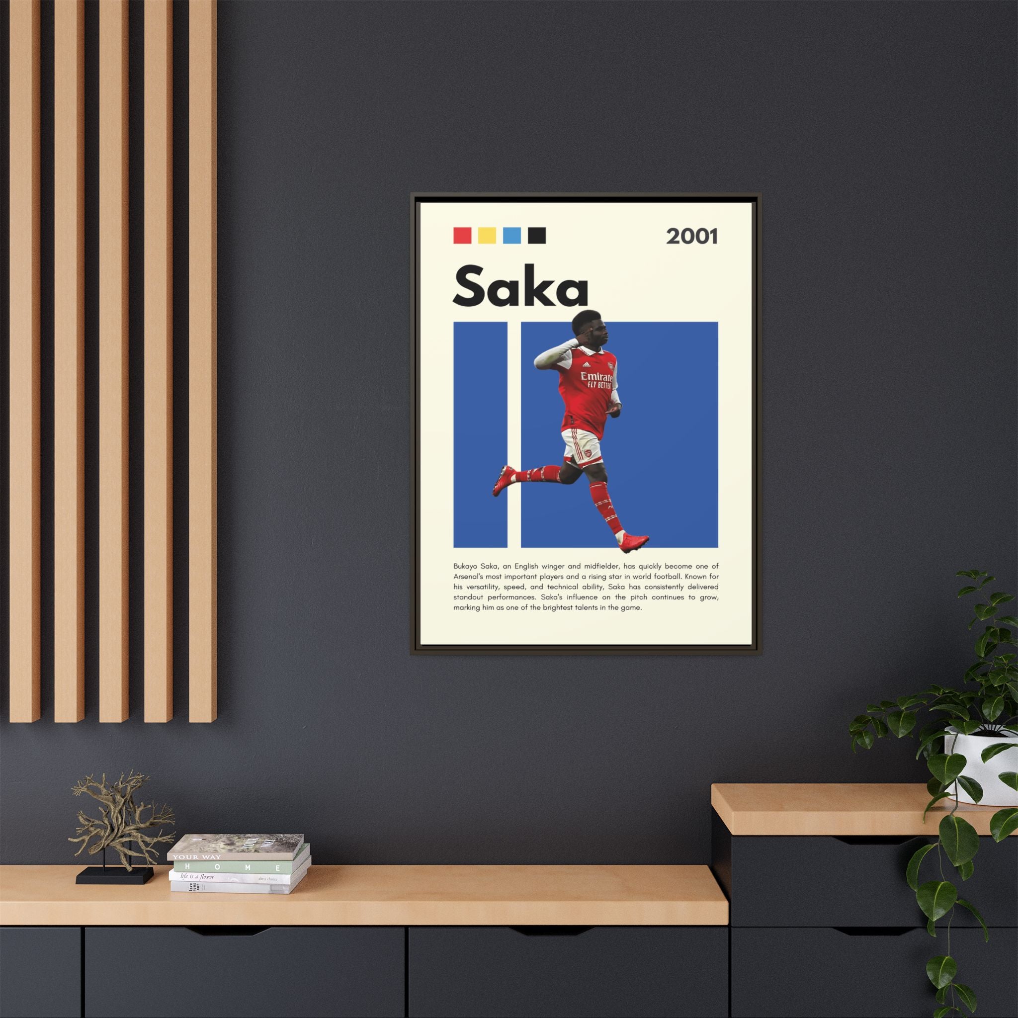 Saka Soars - Canvas Wall Art
