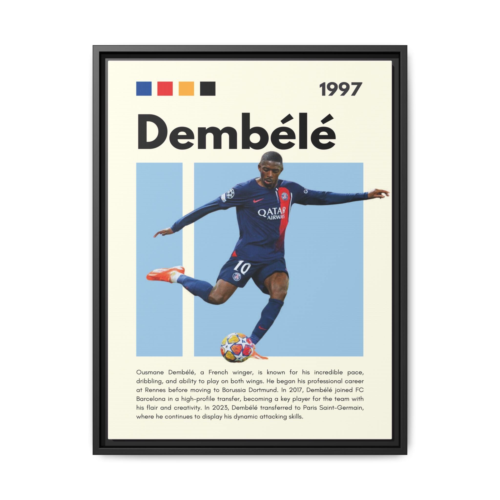 Dembélé - Canvas Wall Art
