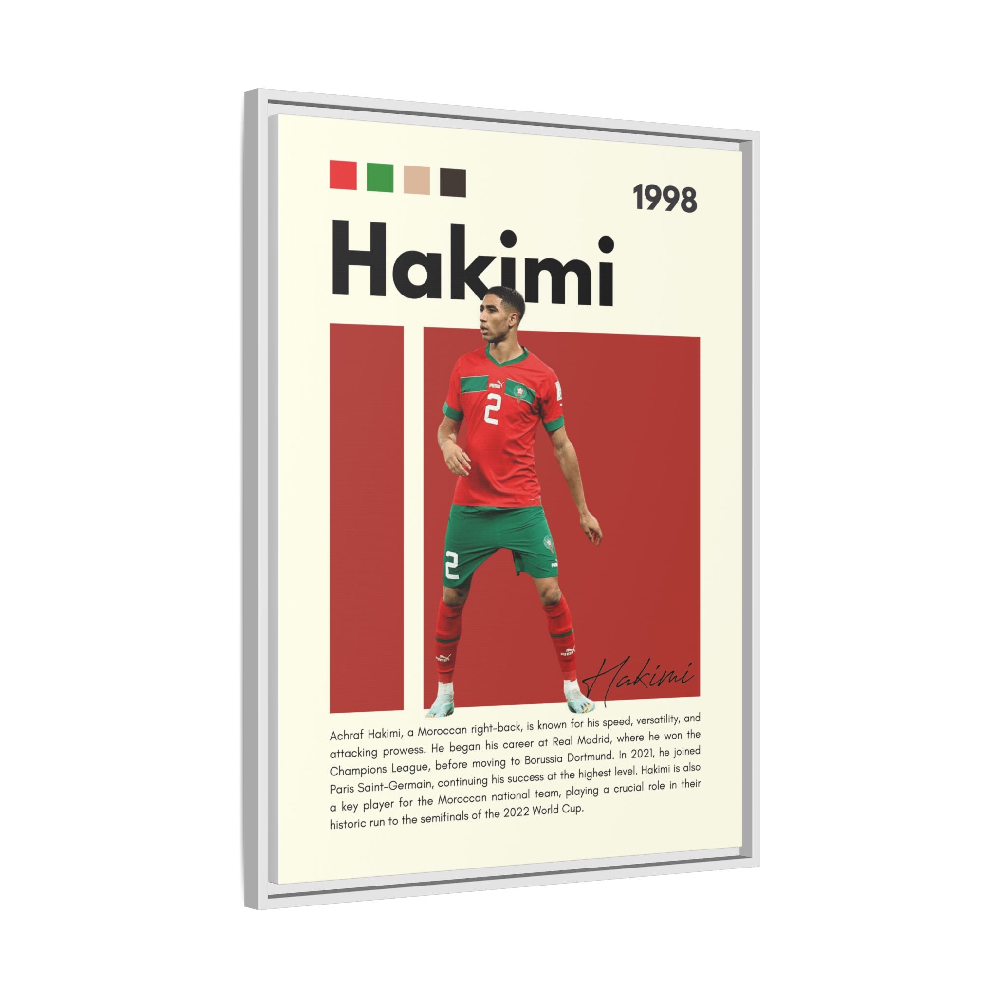 Hakimi: Lightning of Morocco - Canvas Wall Art