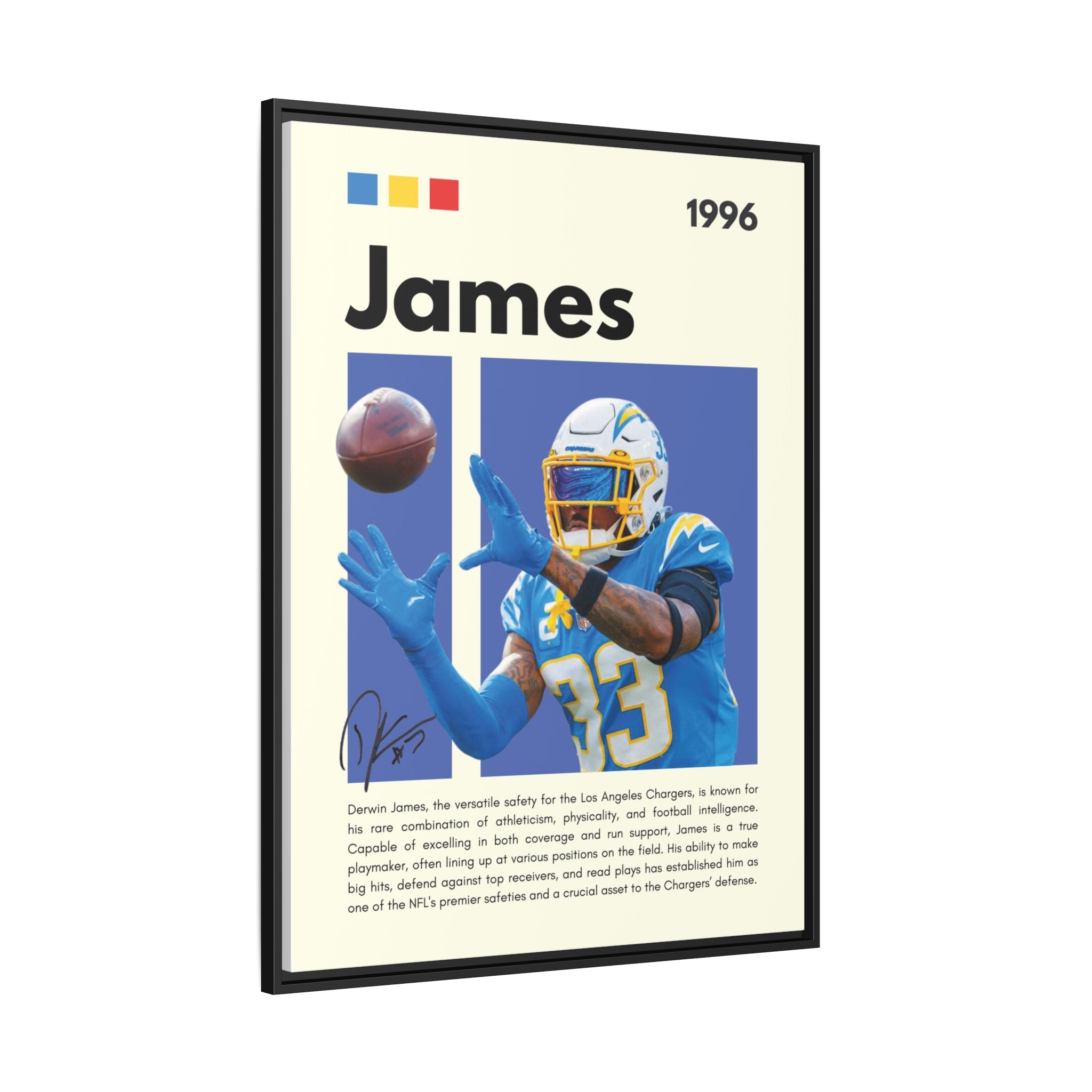 Derwin's Defensive Dominance - Canvas Wall Art
