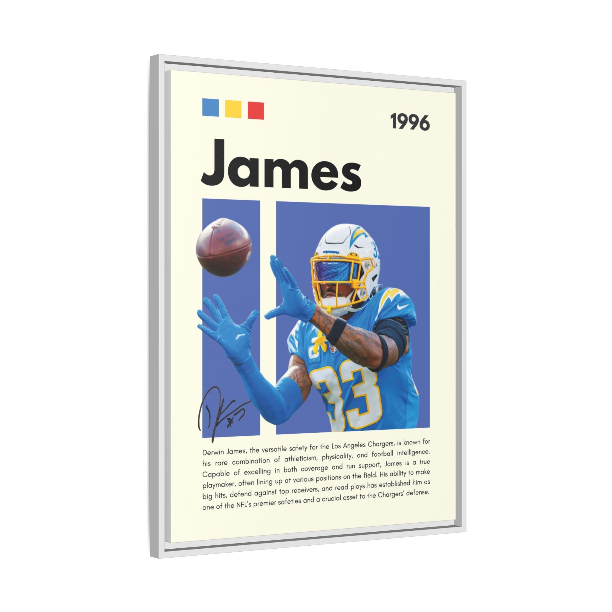 Derwin's Defensive Dominance - Canvas Wall Art