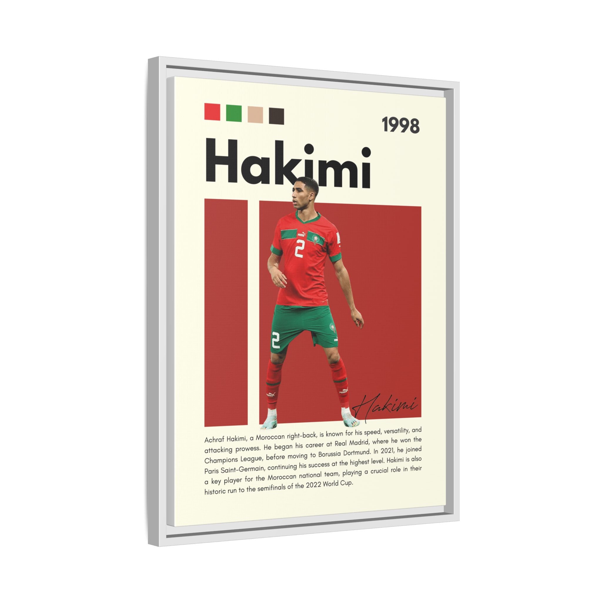 Hakimi: Lightning of Morocco - Canvas Wall Art