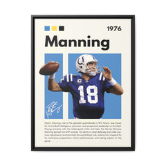 Peyton Manning: Gridiron Genius - Canvas Wall Art