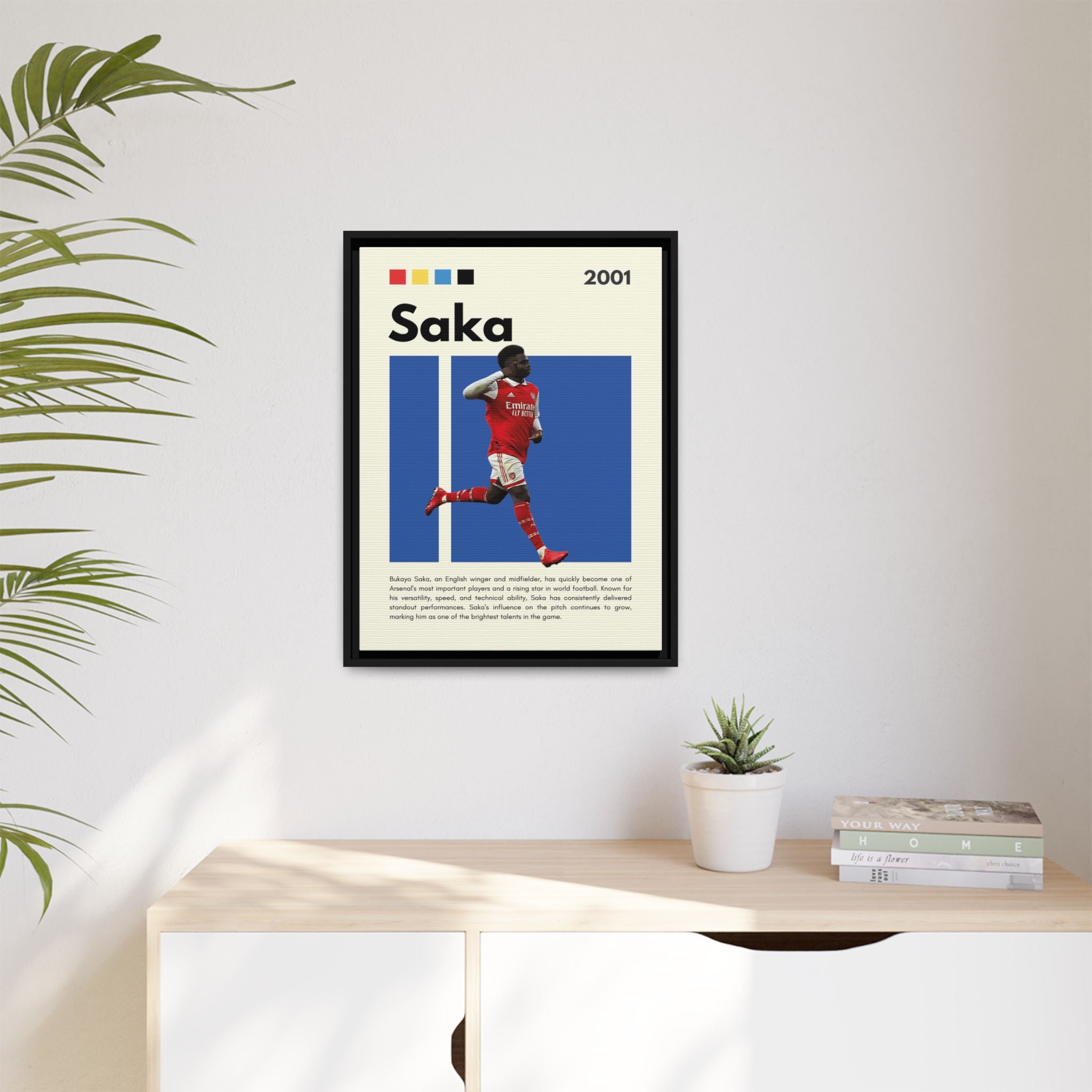 Saka Soars - Canvas Wall Art