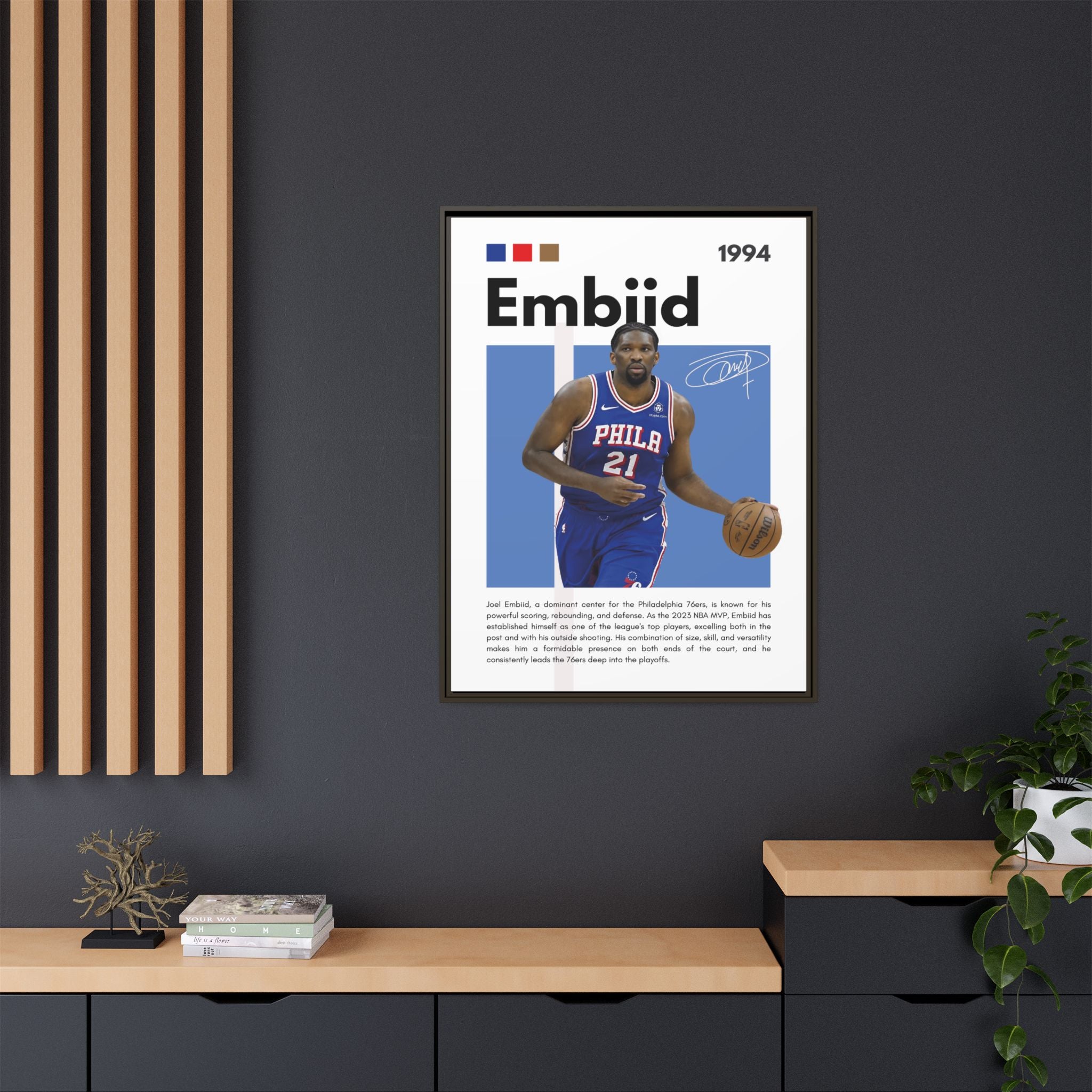 Embiid MVP - Canvas Wall Art