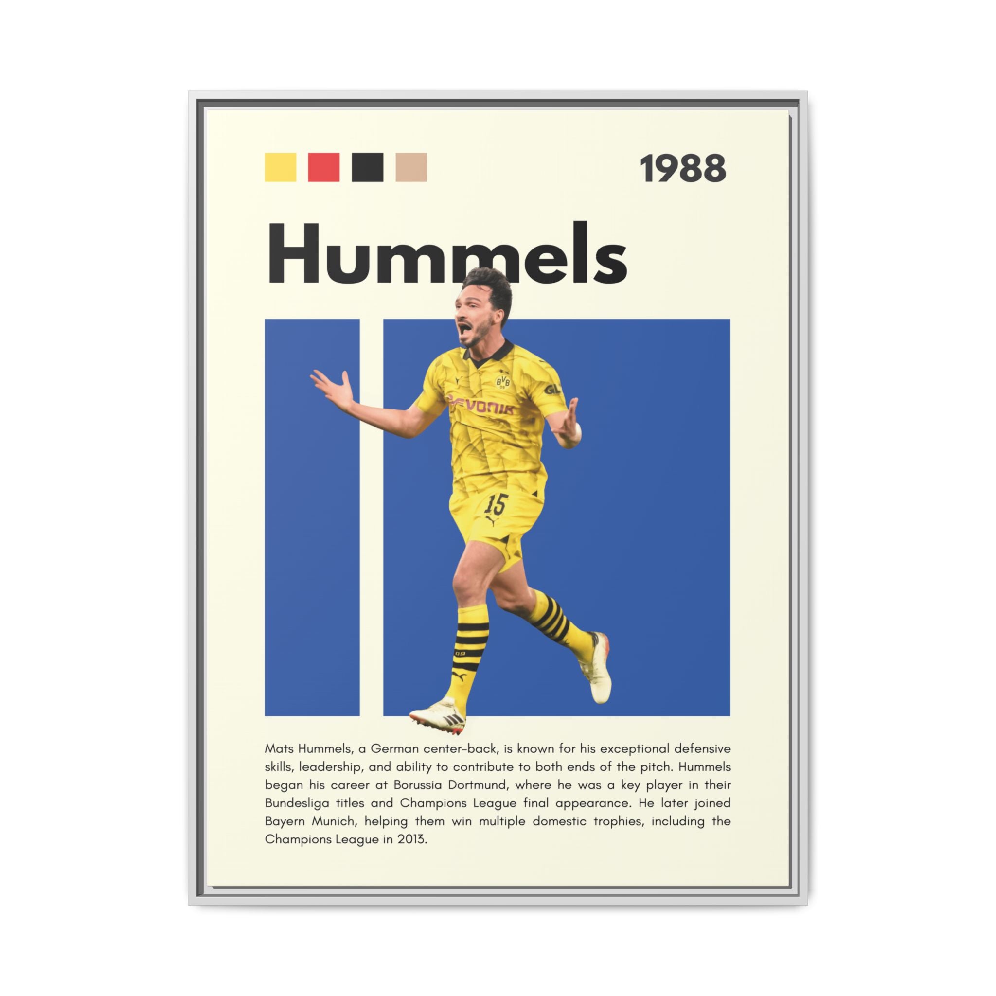 Hummels: Defensive Maestro - Canvas Wall Art