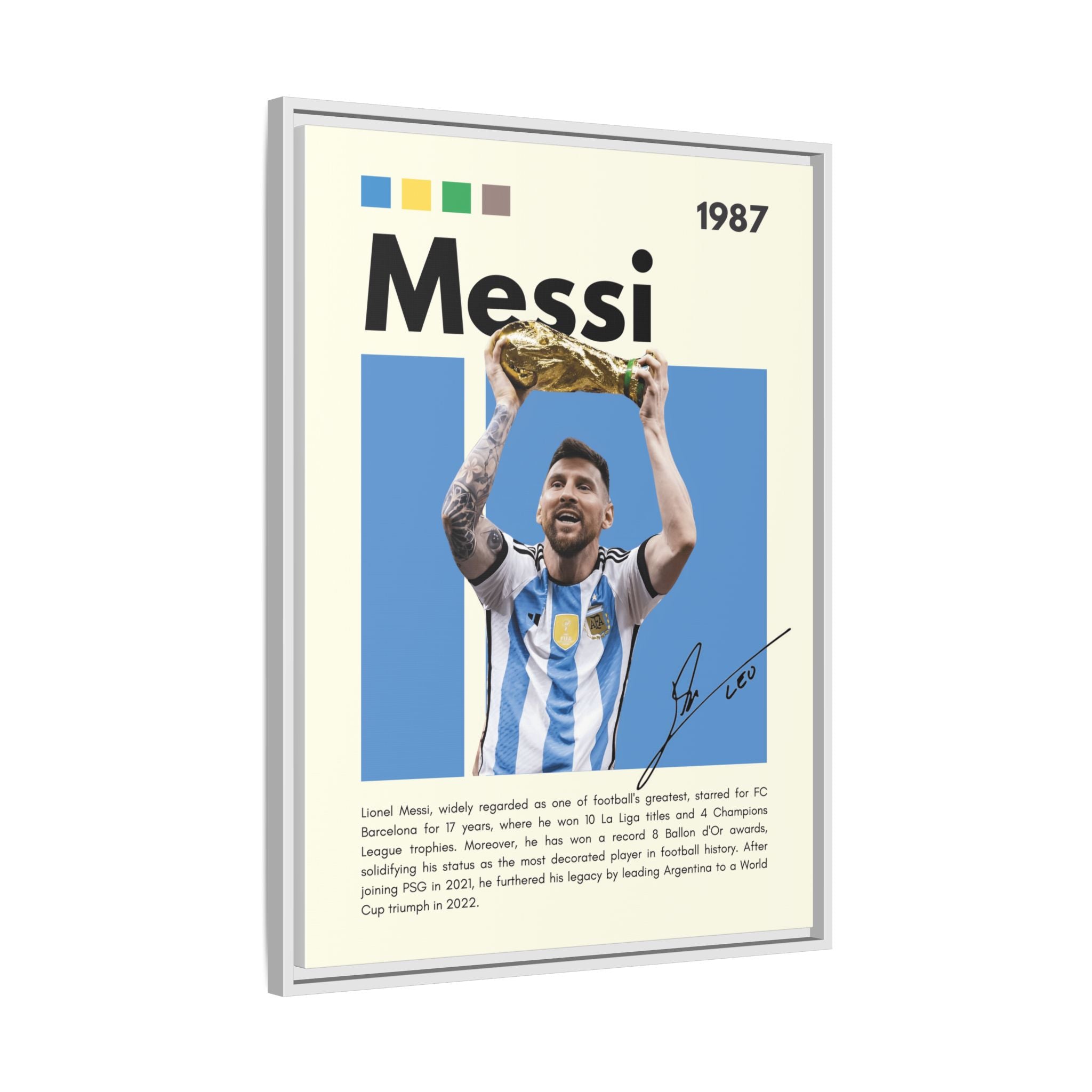 Messi's Triumph - Canvas Wall Art