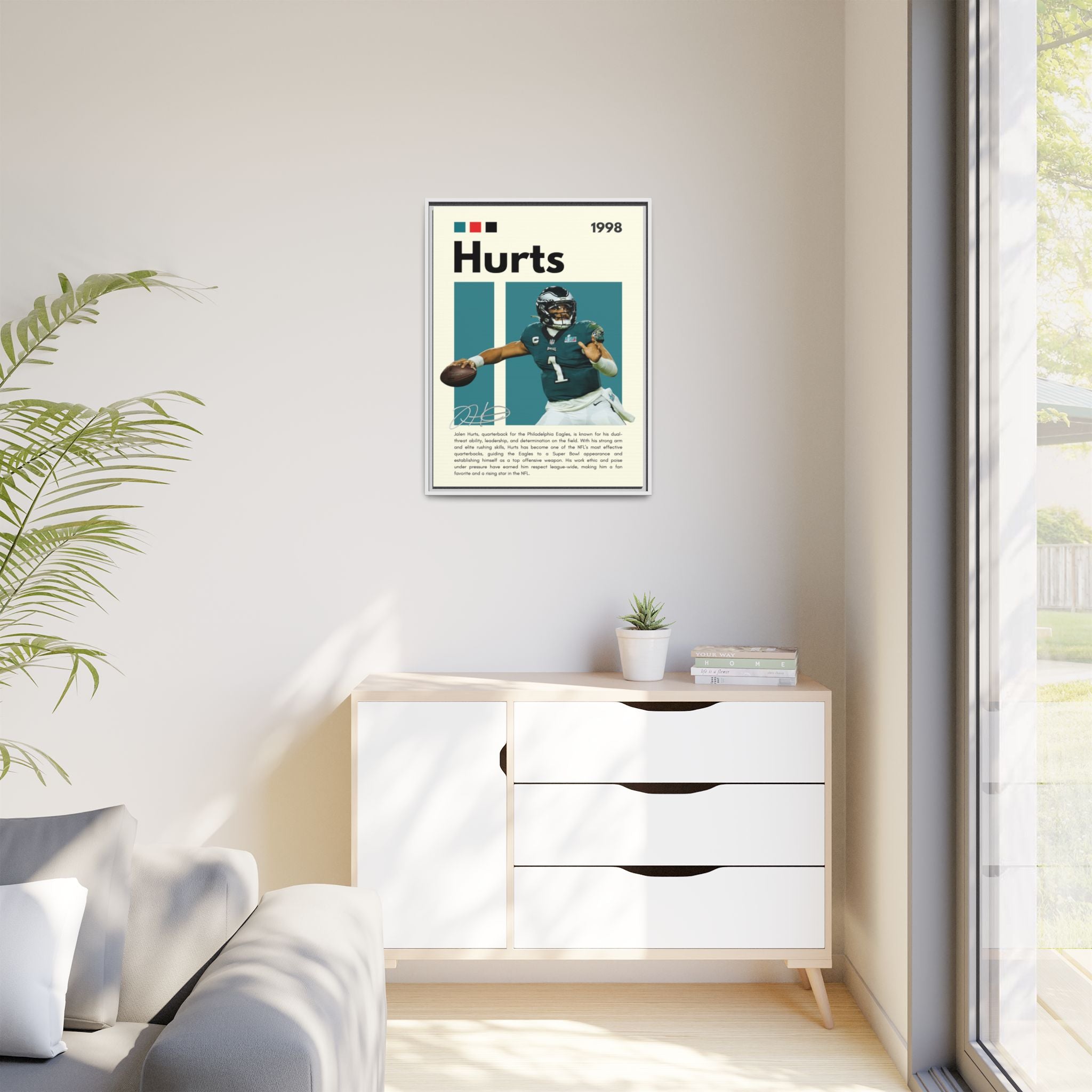 Quarterback's Triumph - Canvas Wall Art