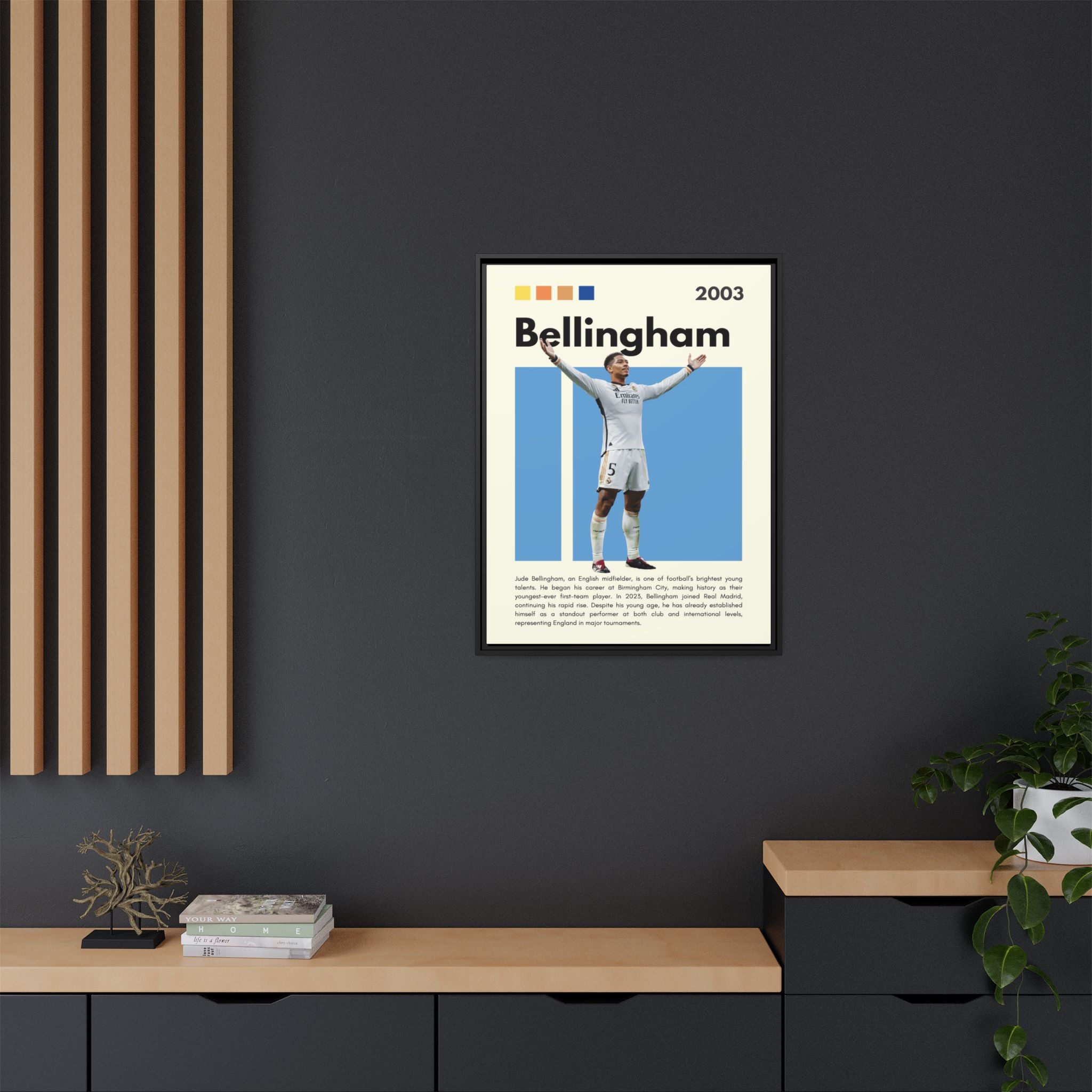 Jude Bellingham: Rising Star - Canvas Wall Art