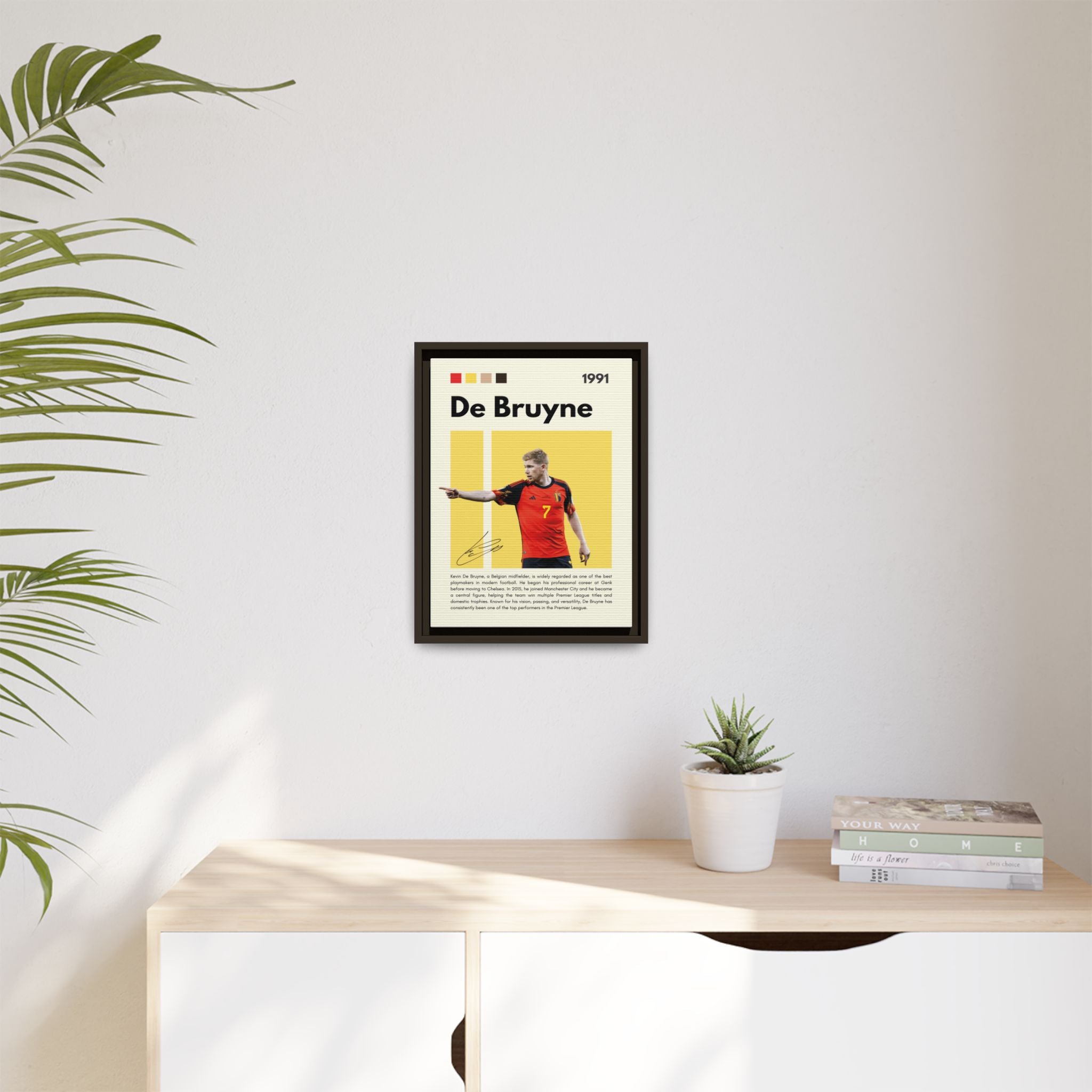 De Bruyne: Football's Maestro - Canvas Wall Art