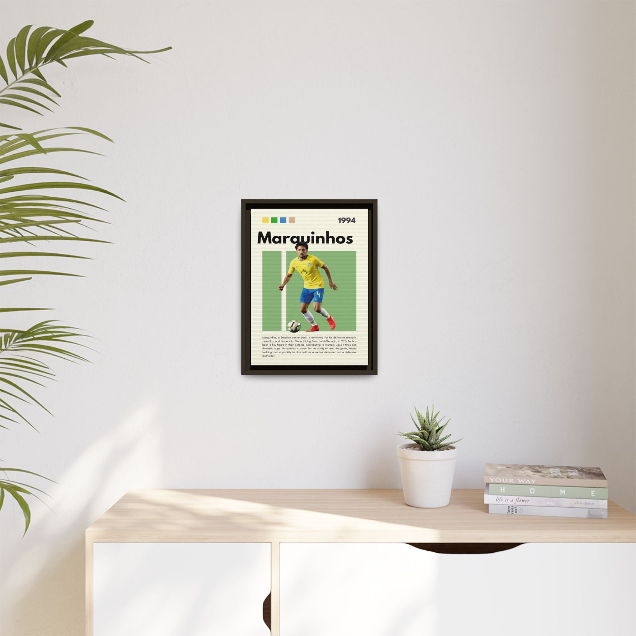 Marquinhos: Defensive Maestro - Canvas Wall Art