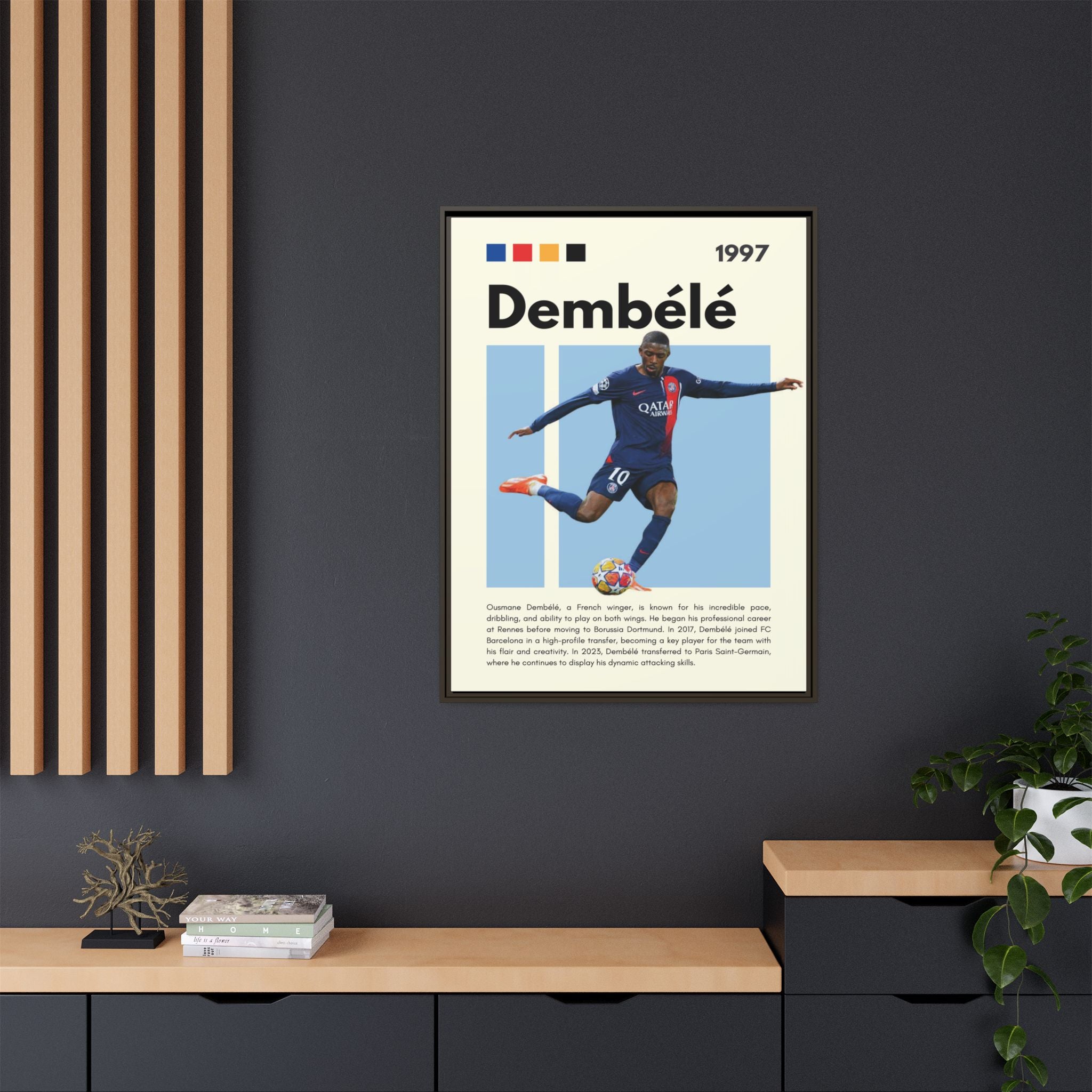 Dembélé - Canvas Wall Art