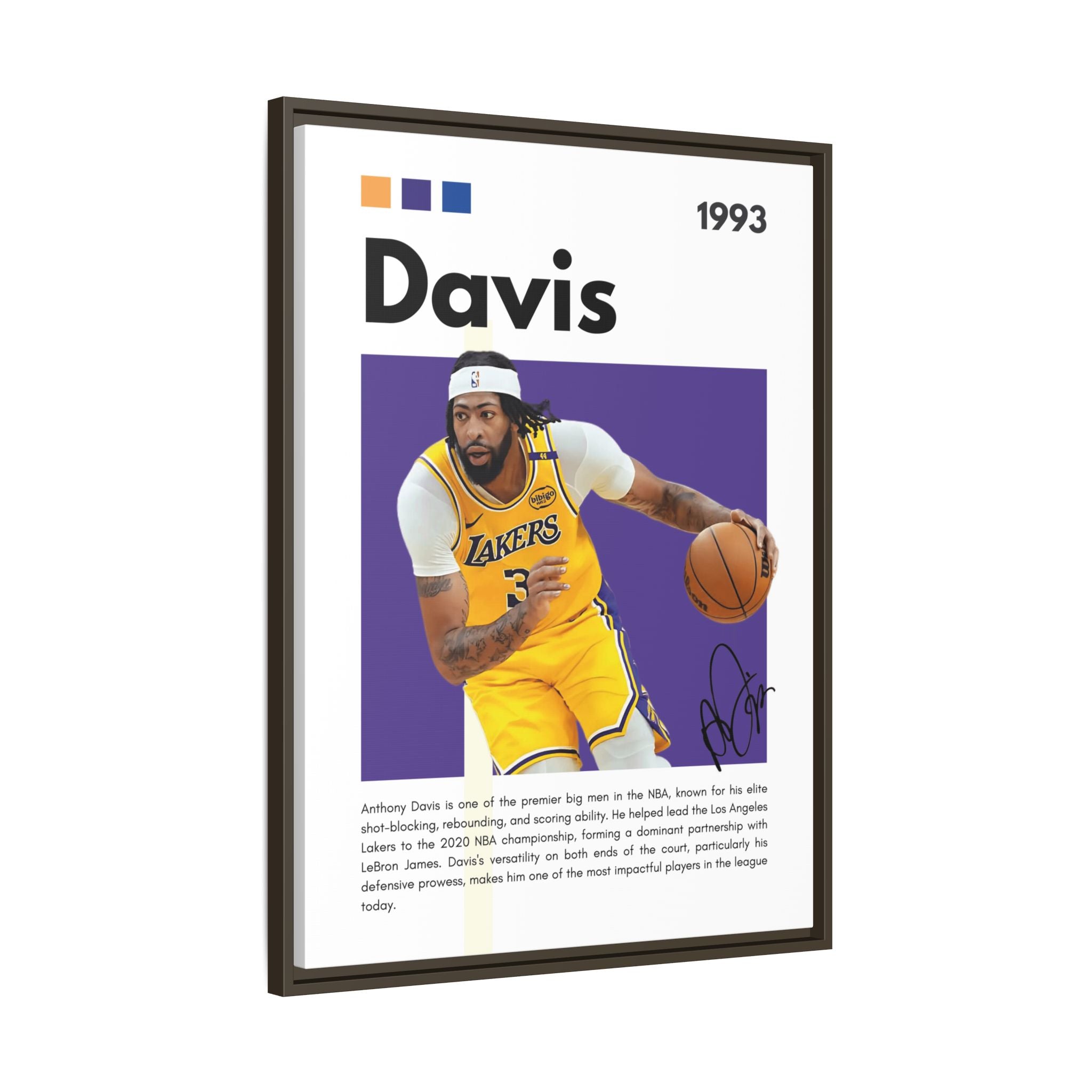 Davis Domination - Canvas Wall Art