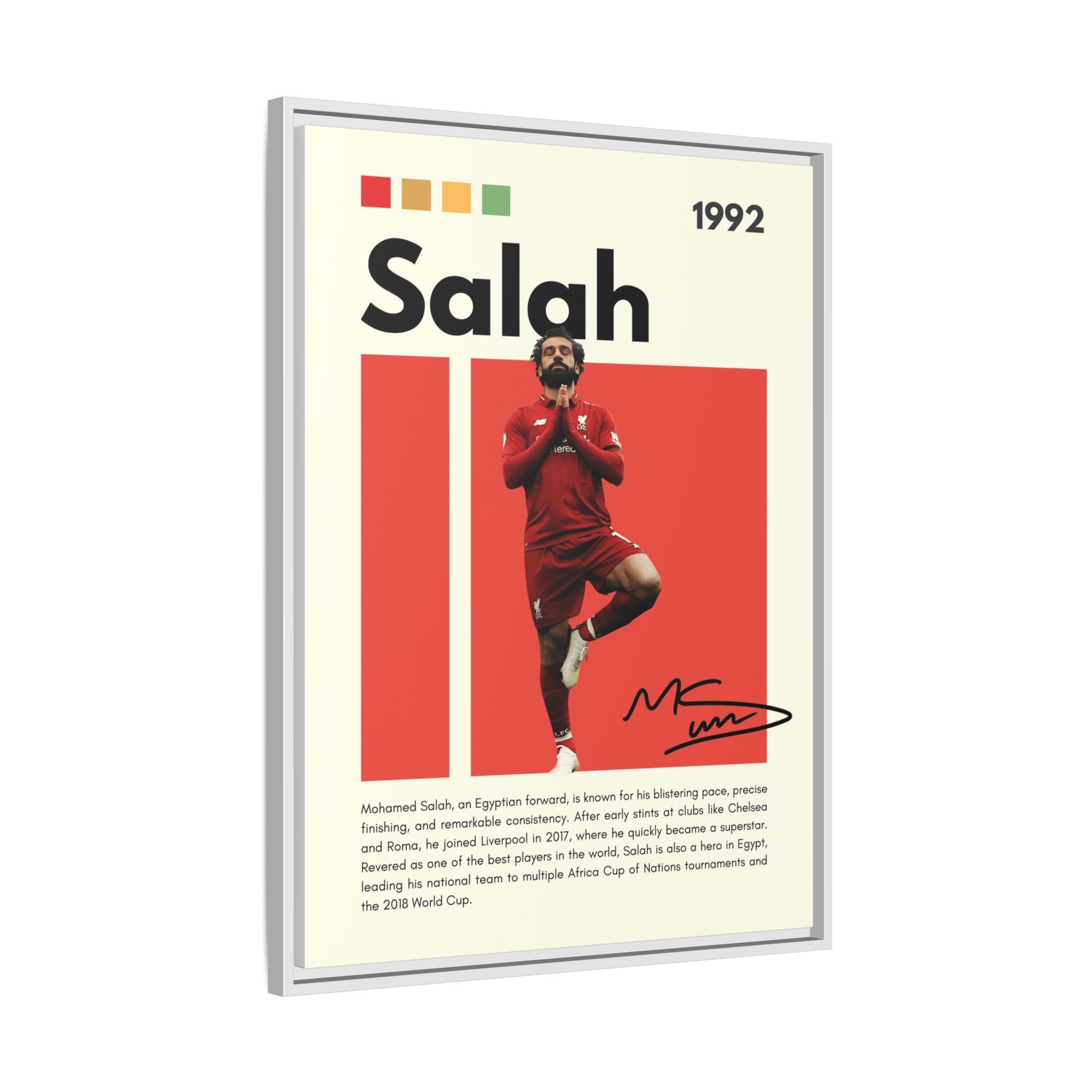 Mohamed Salah: Liverpool Legend
Egyptian King of Football
Salah's Blazing Red Journey
Iconic Forward - Canvas Wall Art