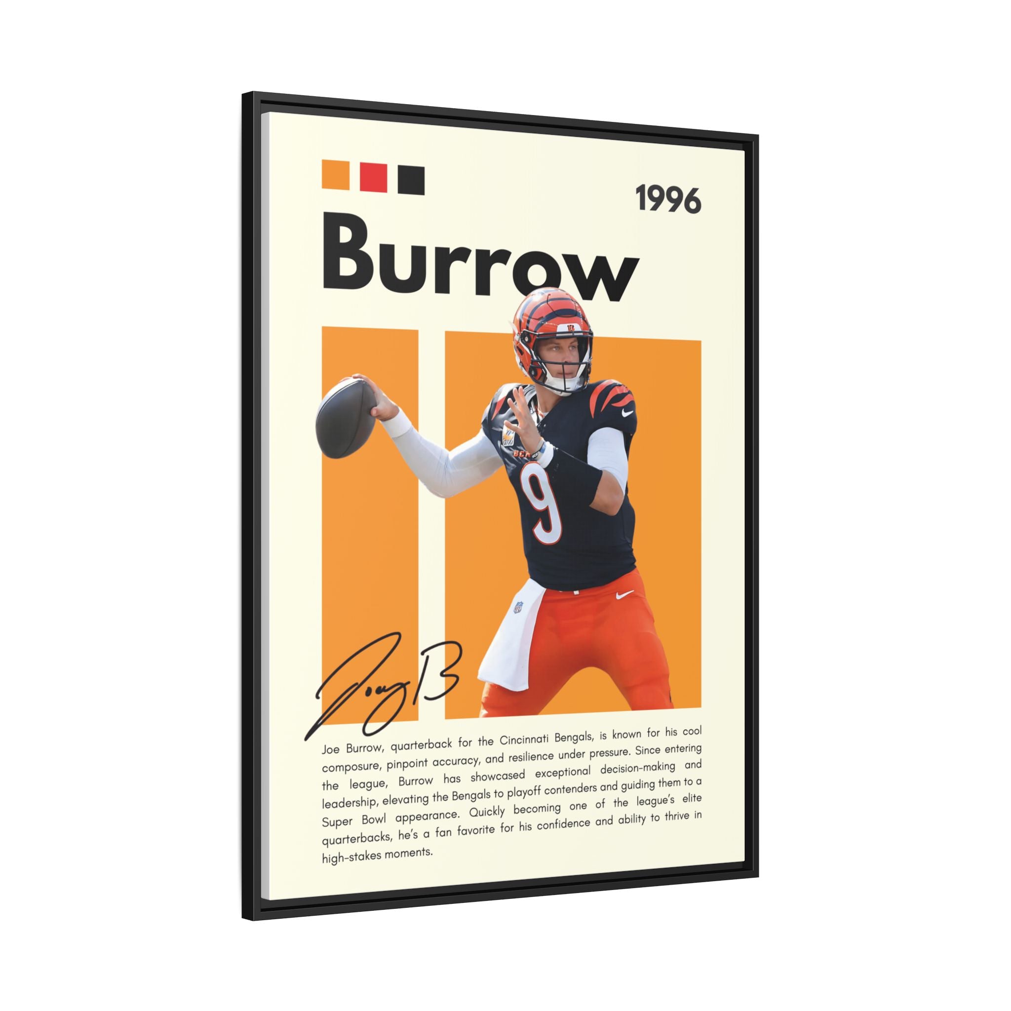 Bengals Blaze - Canvas Wall Art