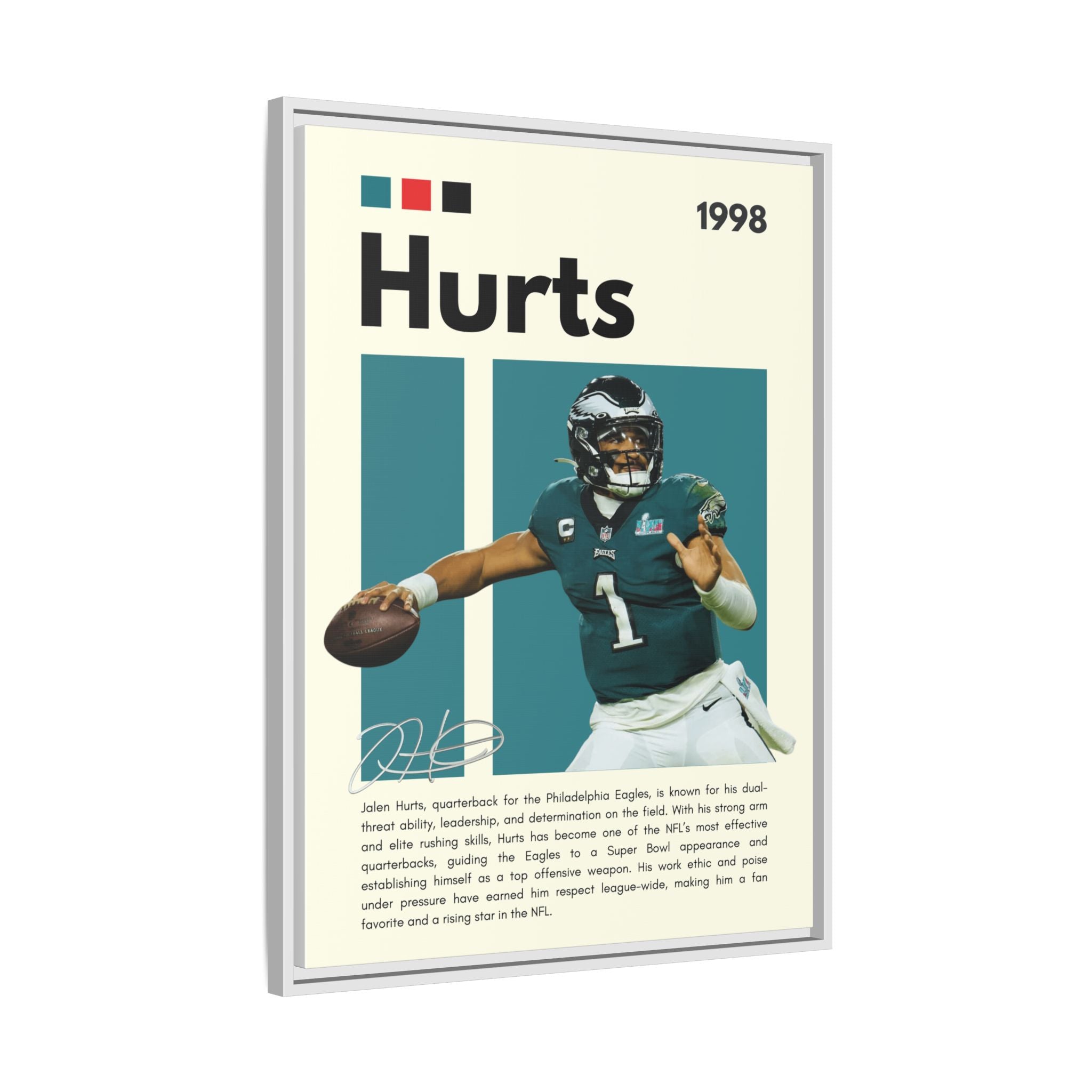 Quarterback's Triumph - Canvas Wall Art