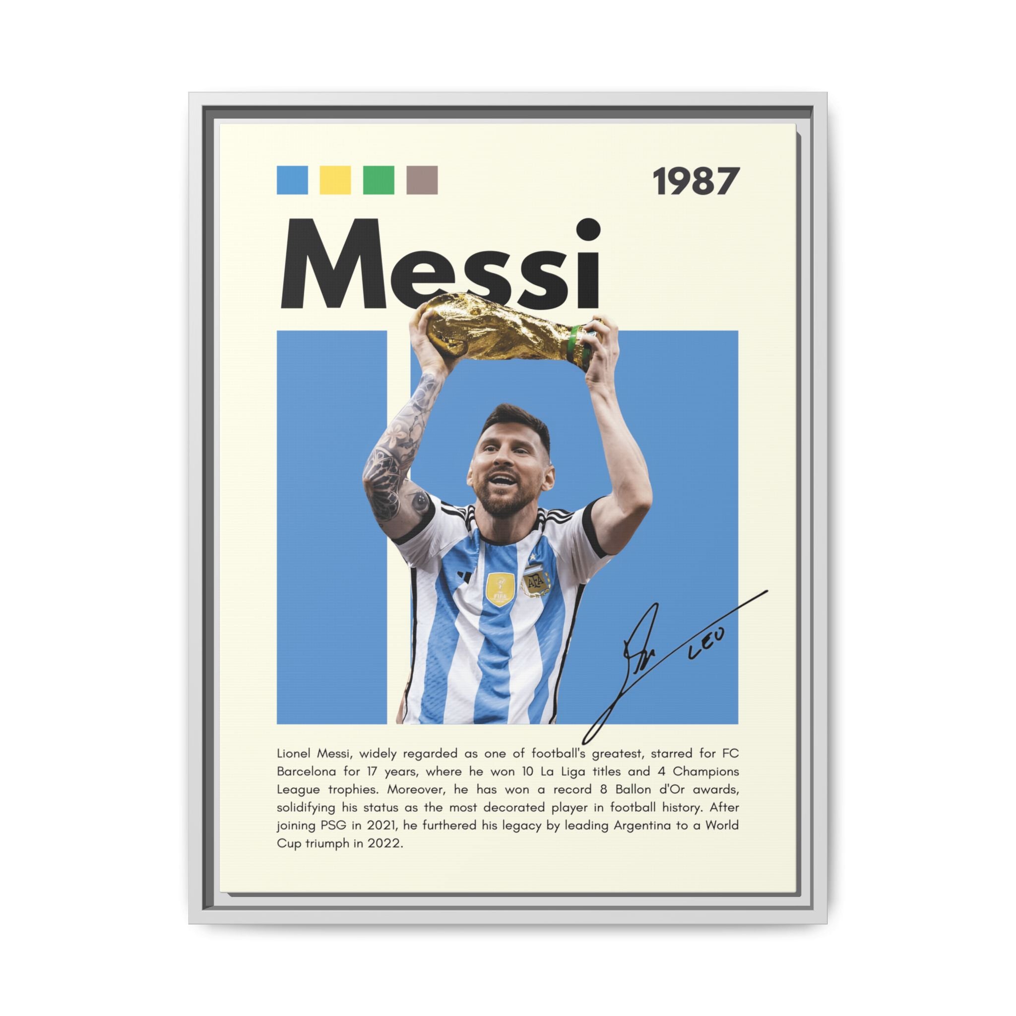 Messi's Triumph - Canvas Wall Art
