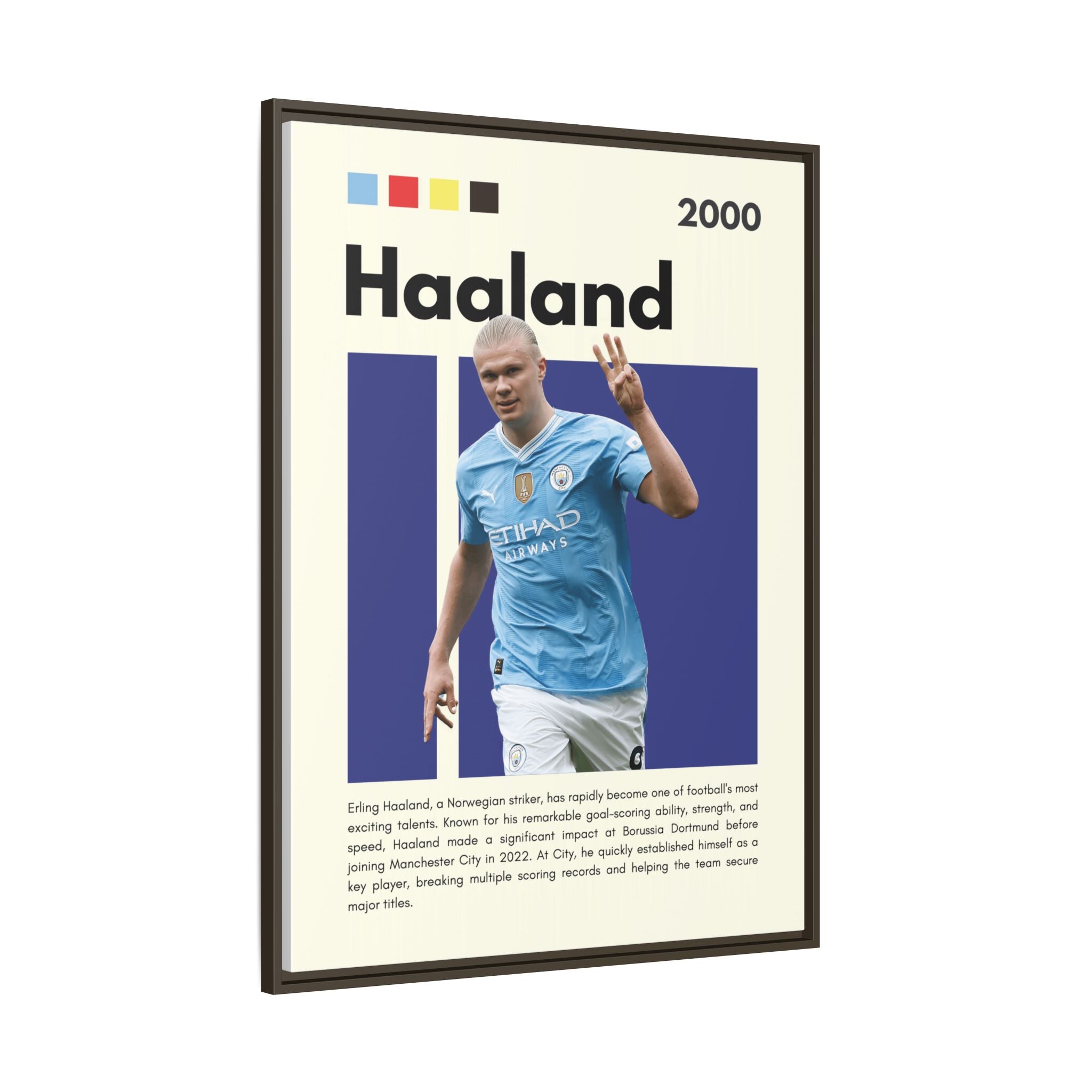 Haaland Rising - Canvas Wall Art